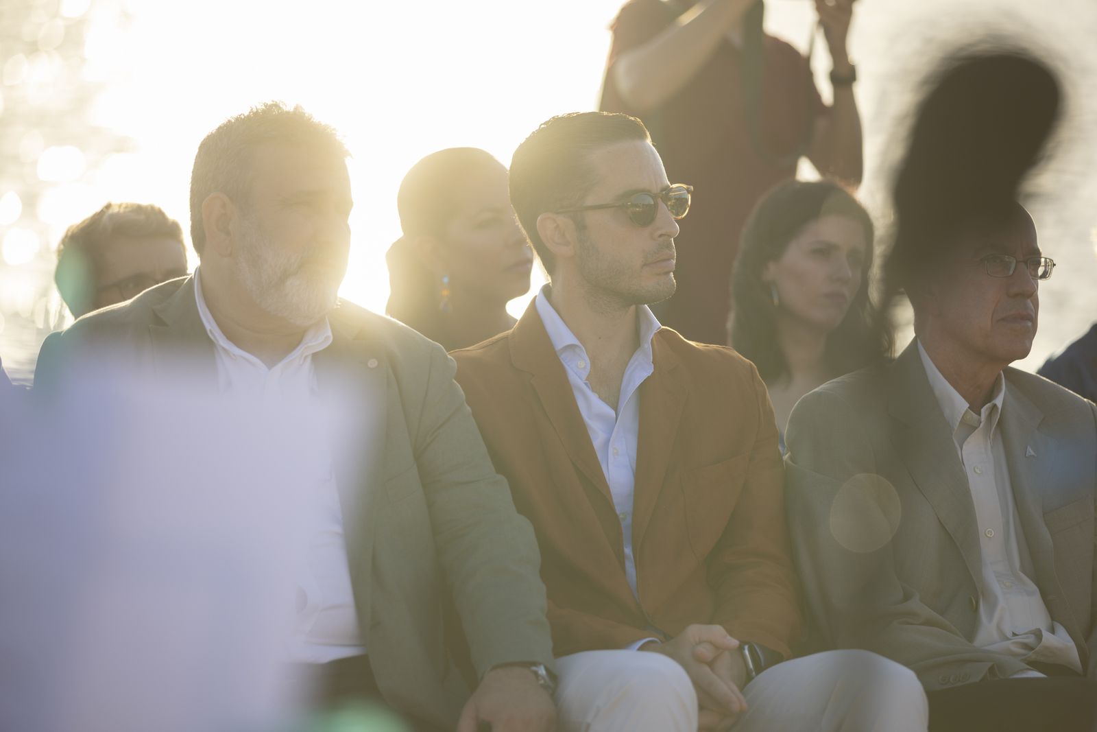 Imágenes de la inauguración De la Fuente de las Naciones en el Paseo de la Ría