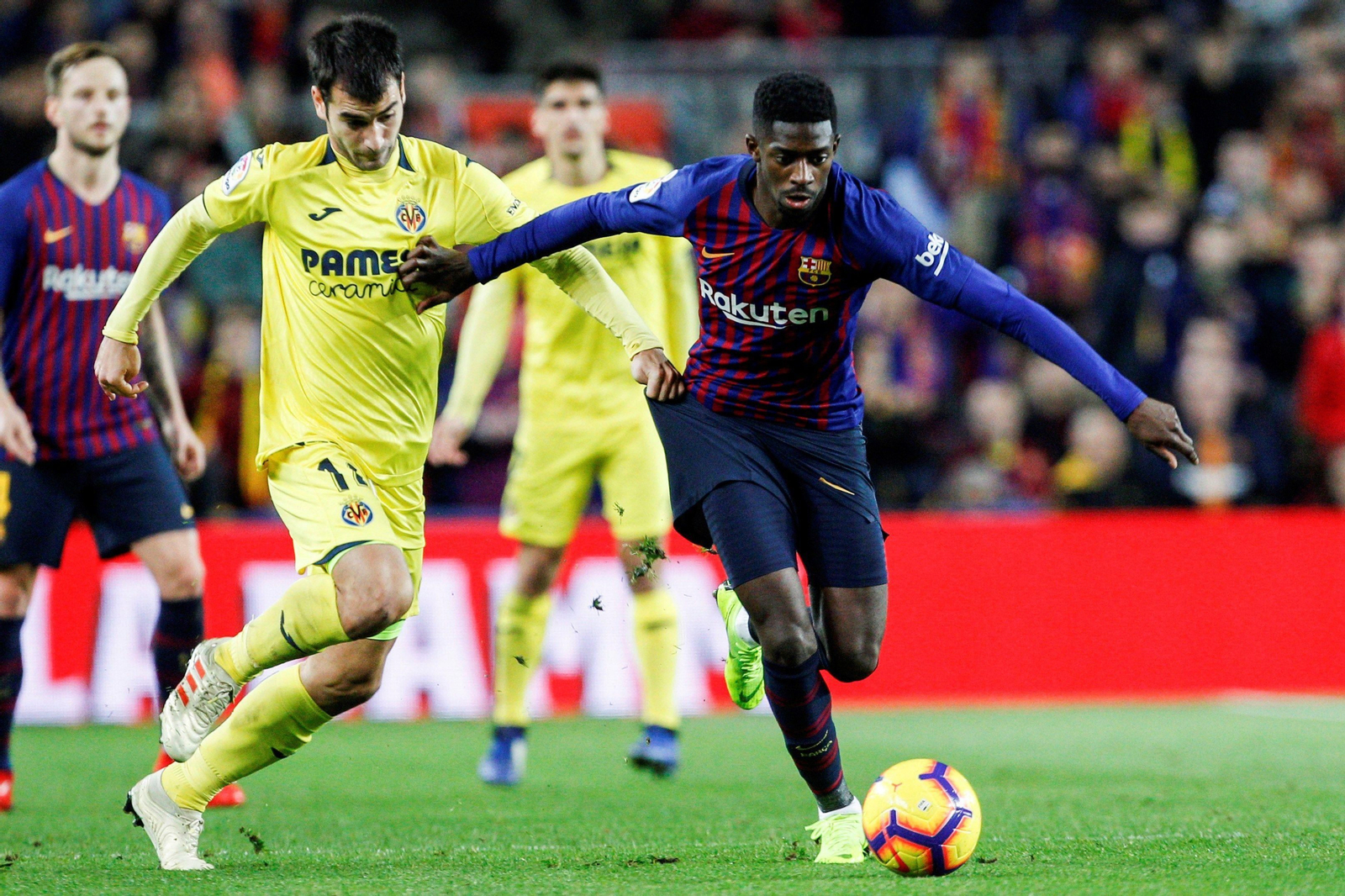 Las imágenes del Barcelona-Villarreal
