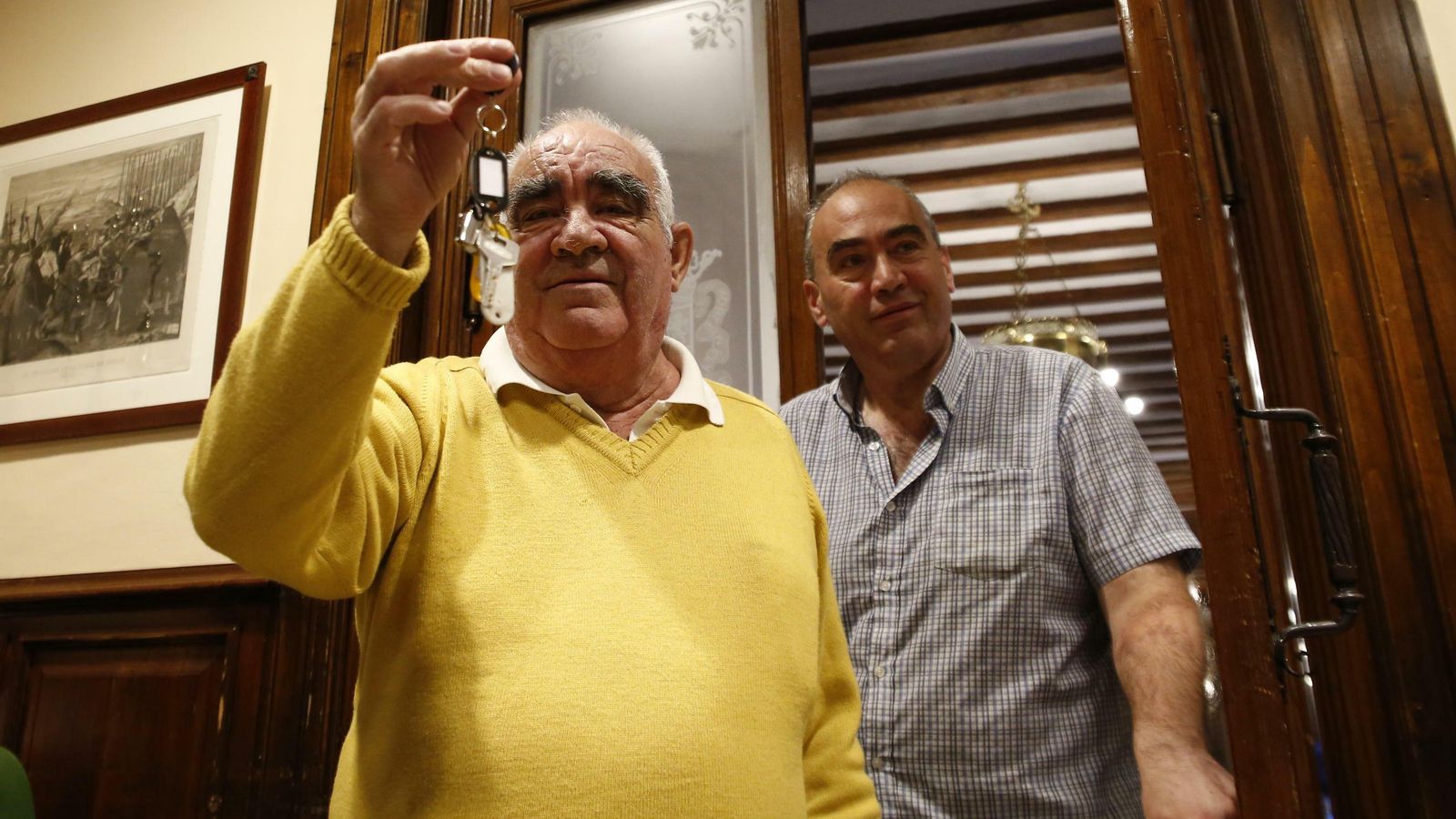 Tras recibir las llaves