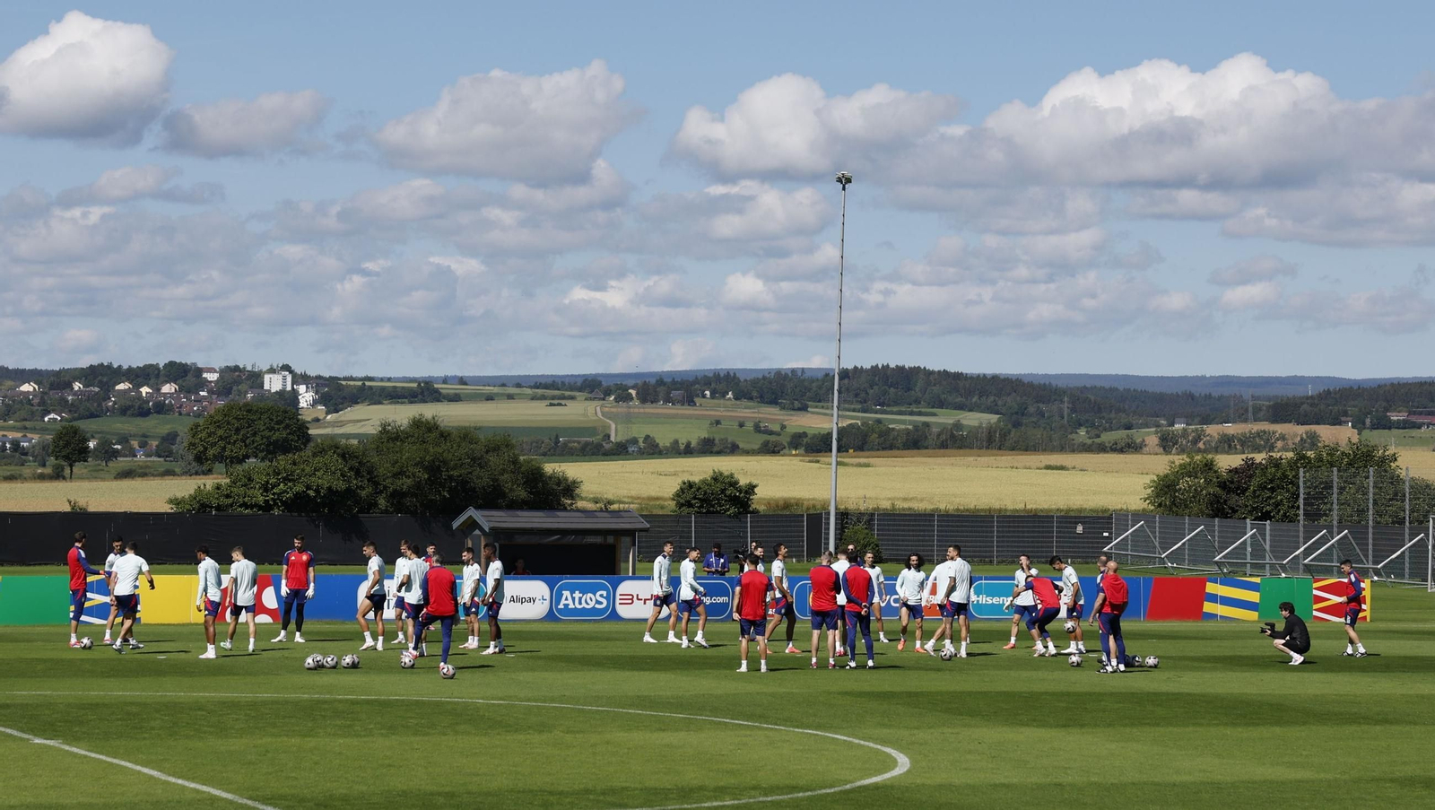 Las fotos de España antes de la semifinal contra Francia