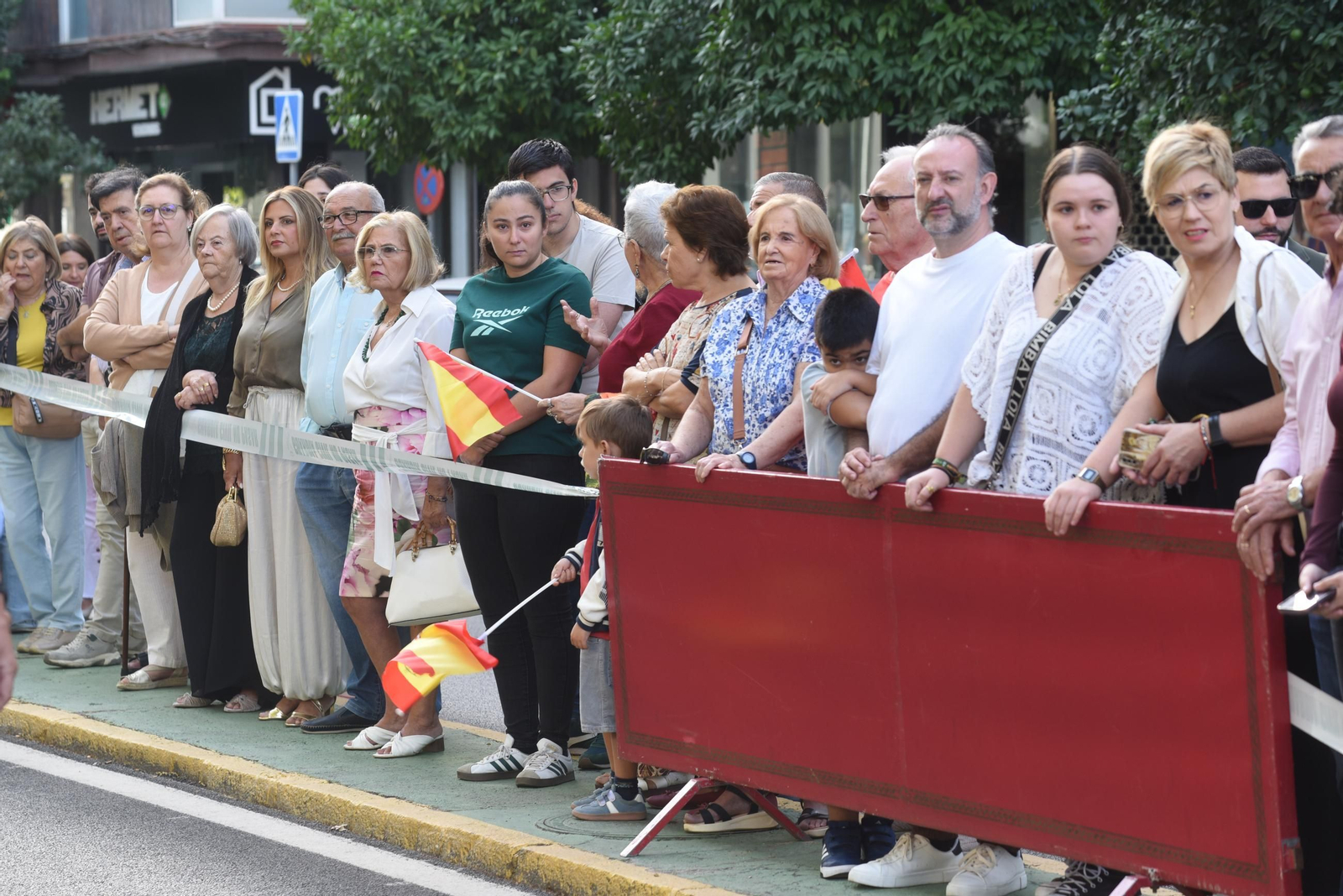 El desfile de la Guardia Civil de Córdoba por el día de la Virgen del Pilar