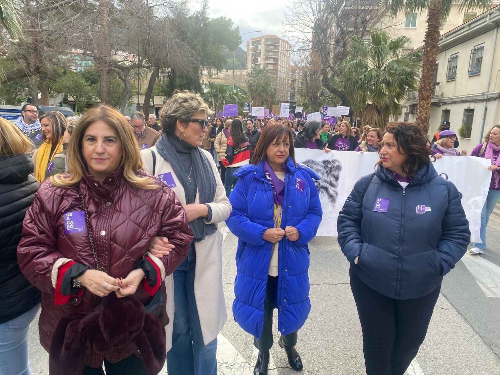 Manifestación del Día Internacional de la Mujer en Jaén.