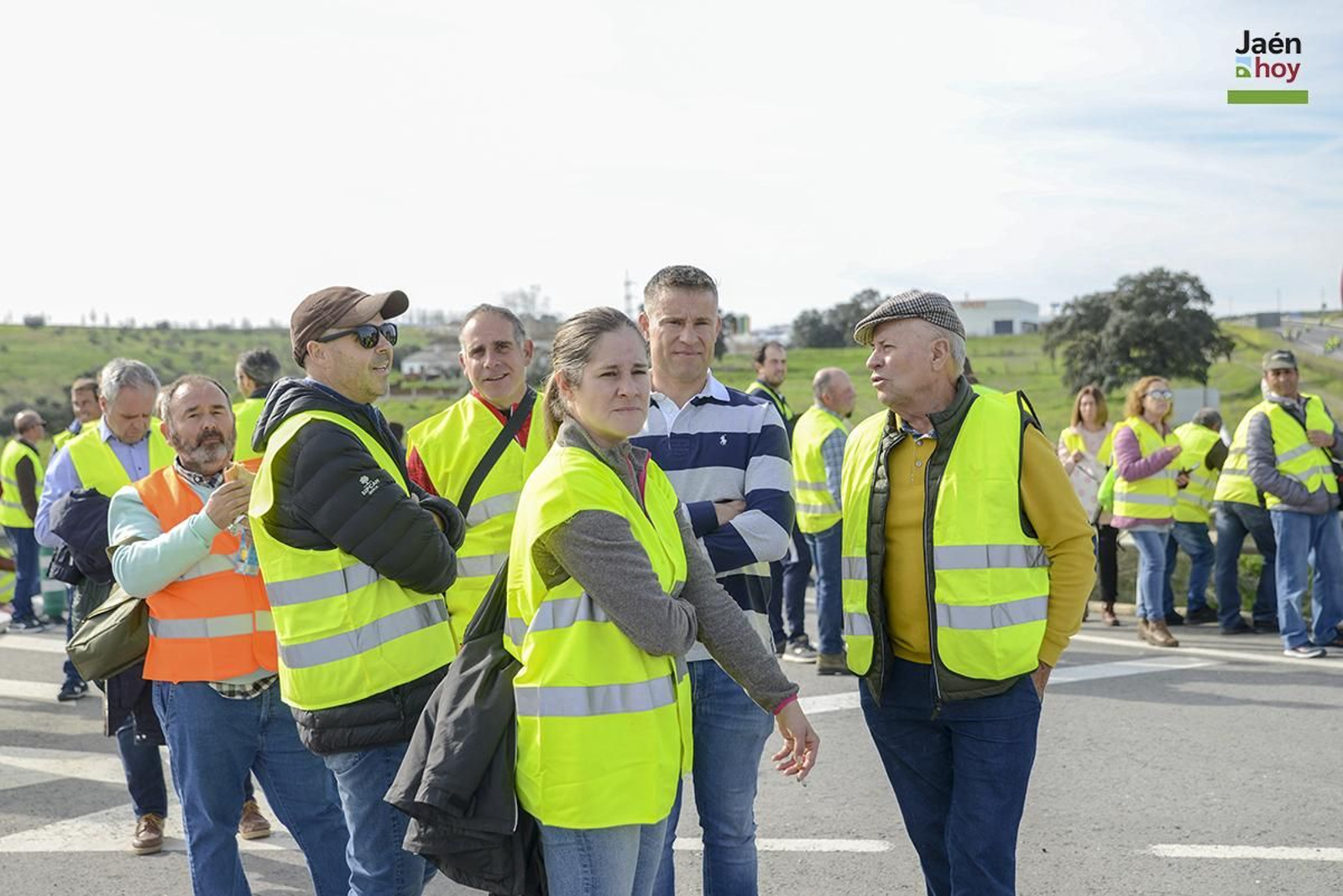 El campo protesta en Jaén por las medidas de la PAC.