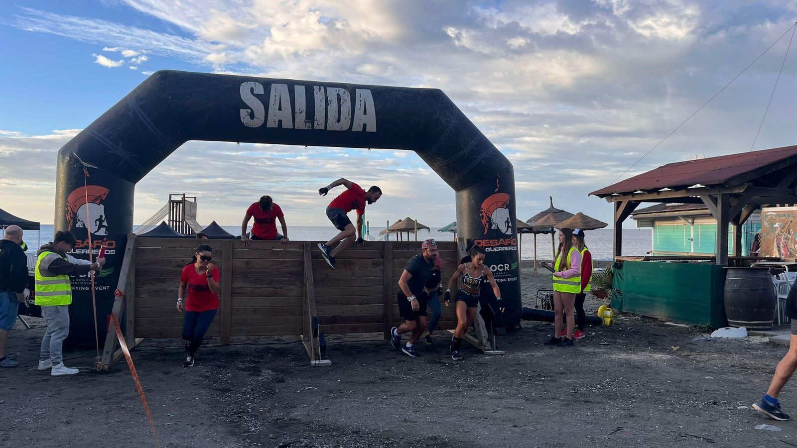 Primer obstáculo de la salida de la categoría de Élite