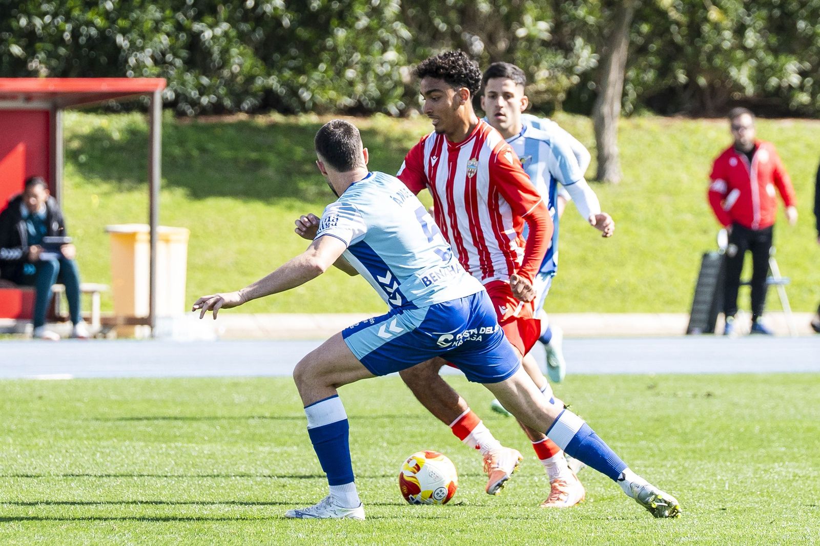 Las imágenes del Almería B y Atlético Malagueño en el Anexo de los Juegos Mediterráneos