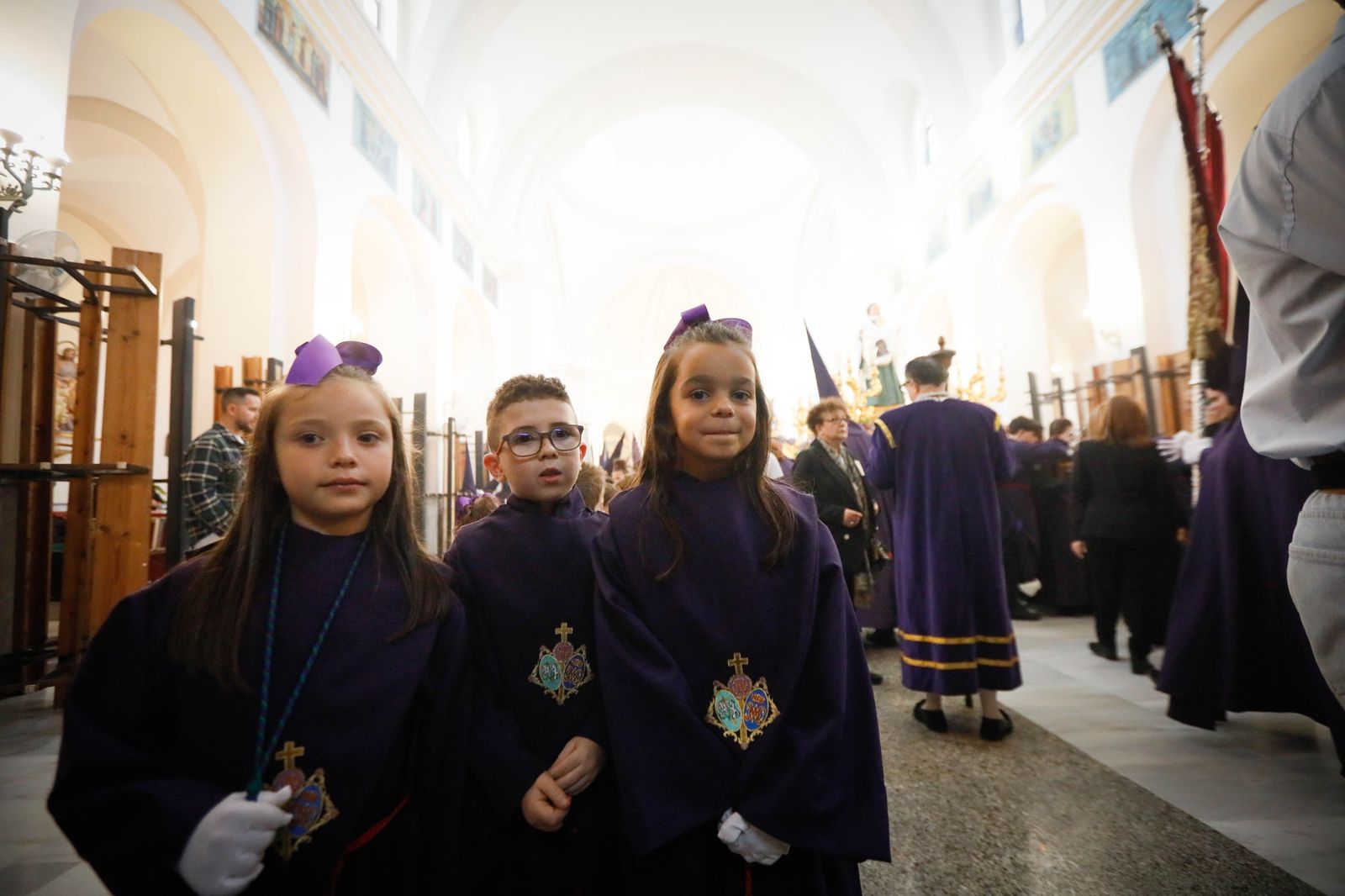 La procesión del Encuentro, en imágenes