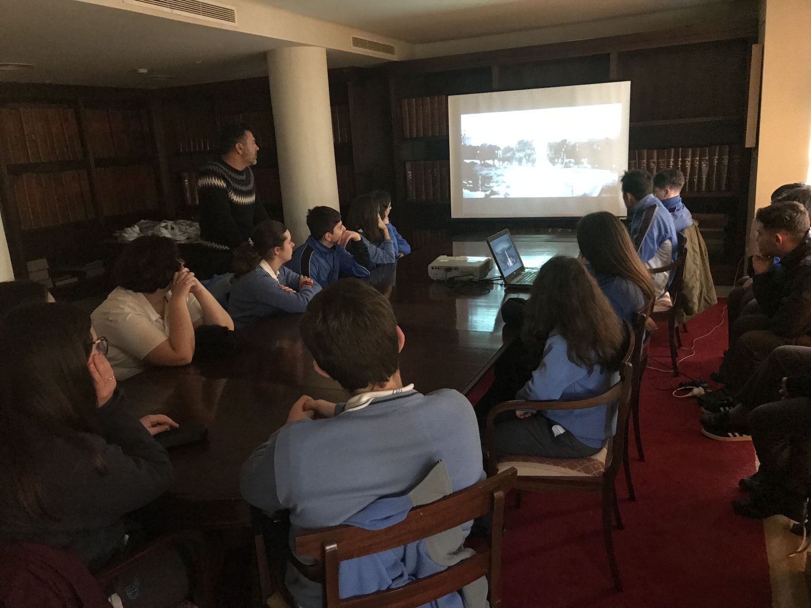 Visita del colegio San Vicente de Paúl