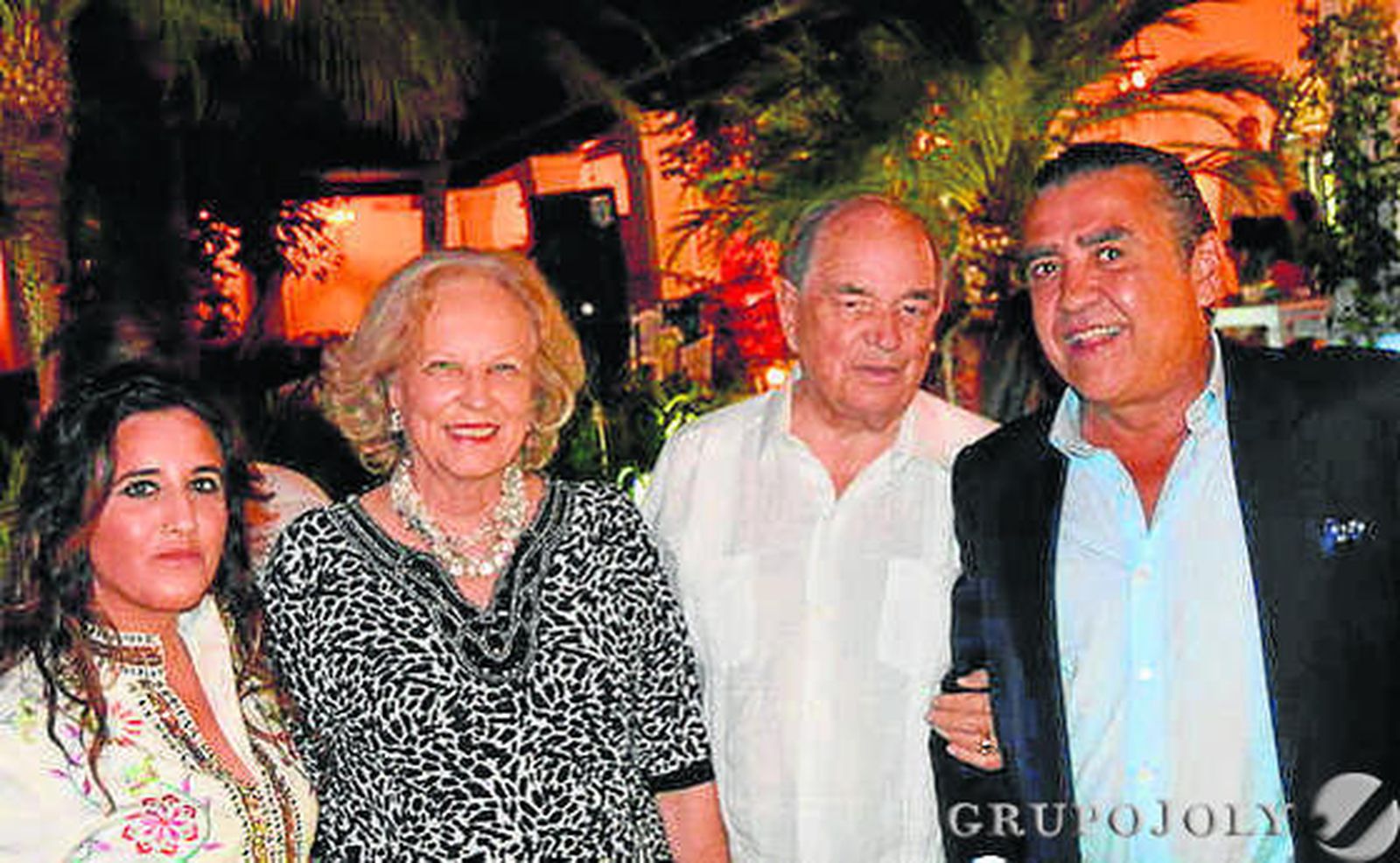 Marta Fernández, princesa María luisa de Prusia, Conde Rudi y Jaime Martínez-Bordiu.

Foto: Ignacio Casas de Ciria