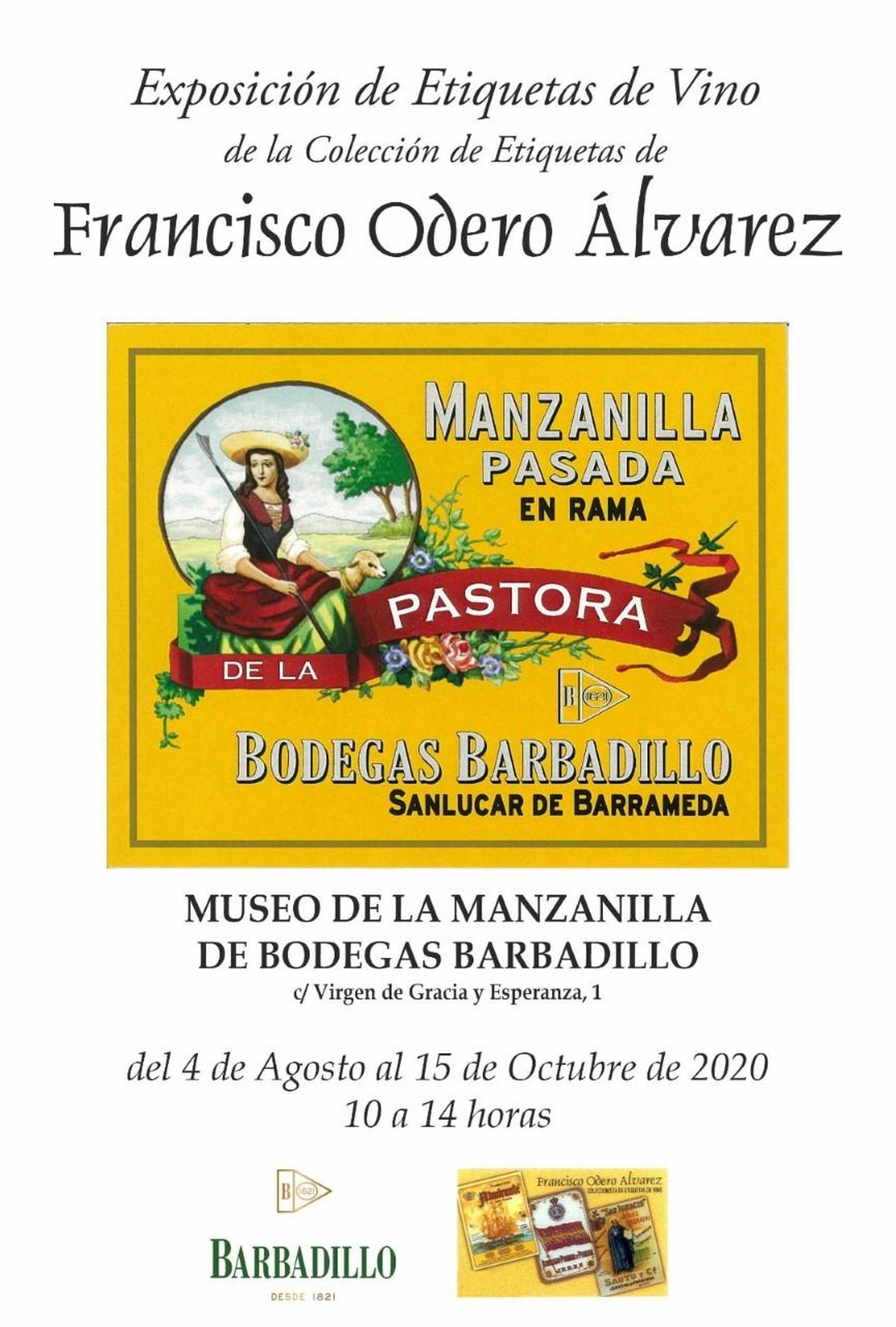Cartel de la exposición de Francisco Odero.
