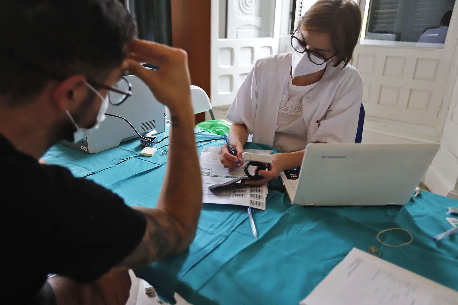 Imágenes de la Macrocolecta de sangre en la Casa Colón