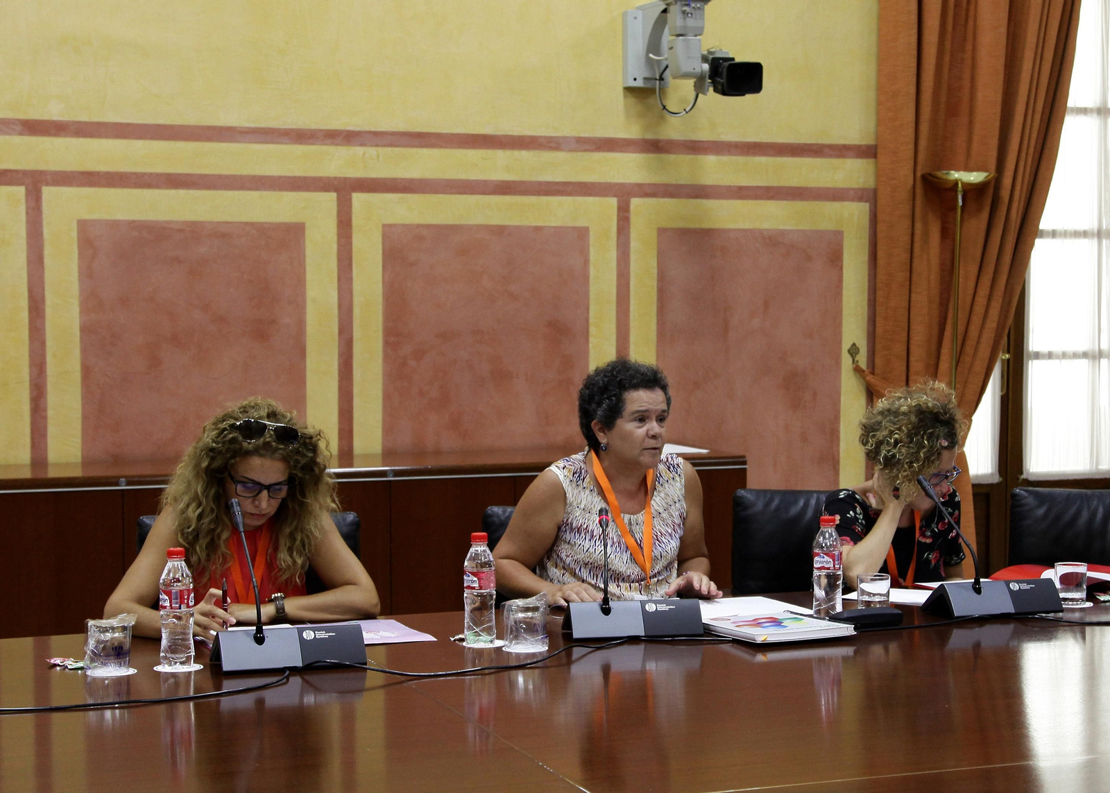 Soledad Ruiz, en el centro, en una imagen de archivo