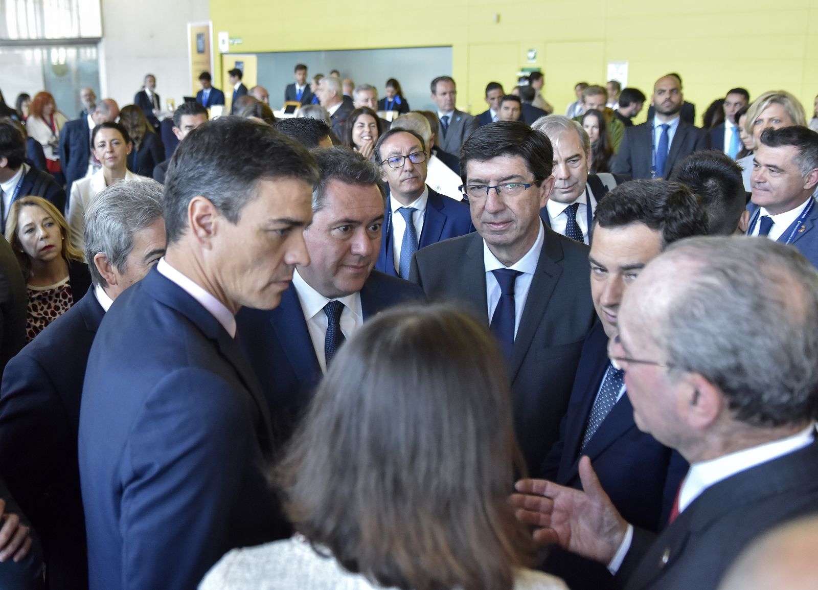 Pedro Sánchez, en la inauguración de la WTTC 2019 Sevilla