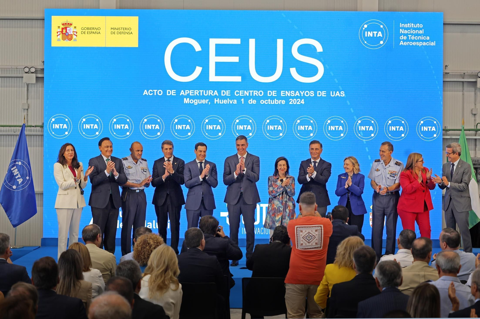 Imágenes de la inauguración del CEUS por Pedro Sánchez en Moguer