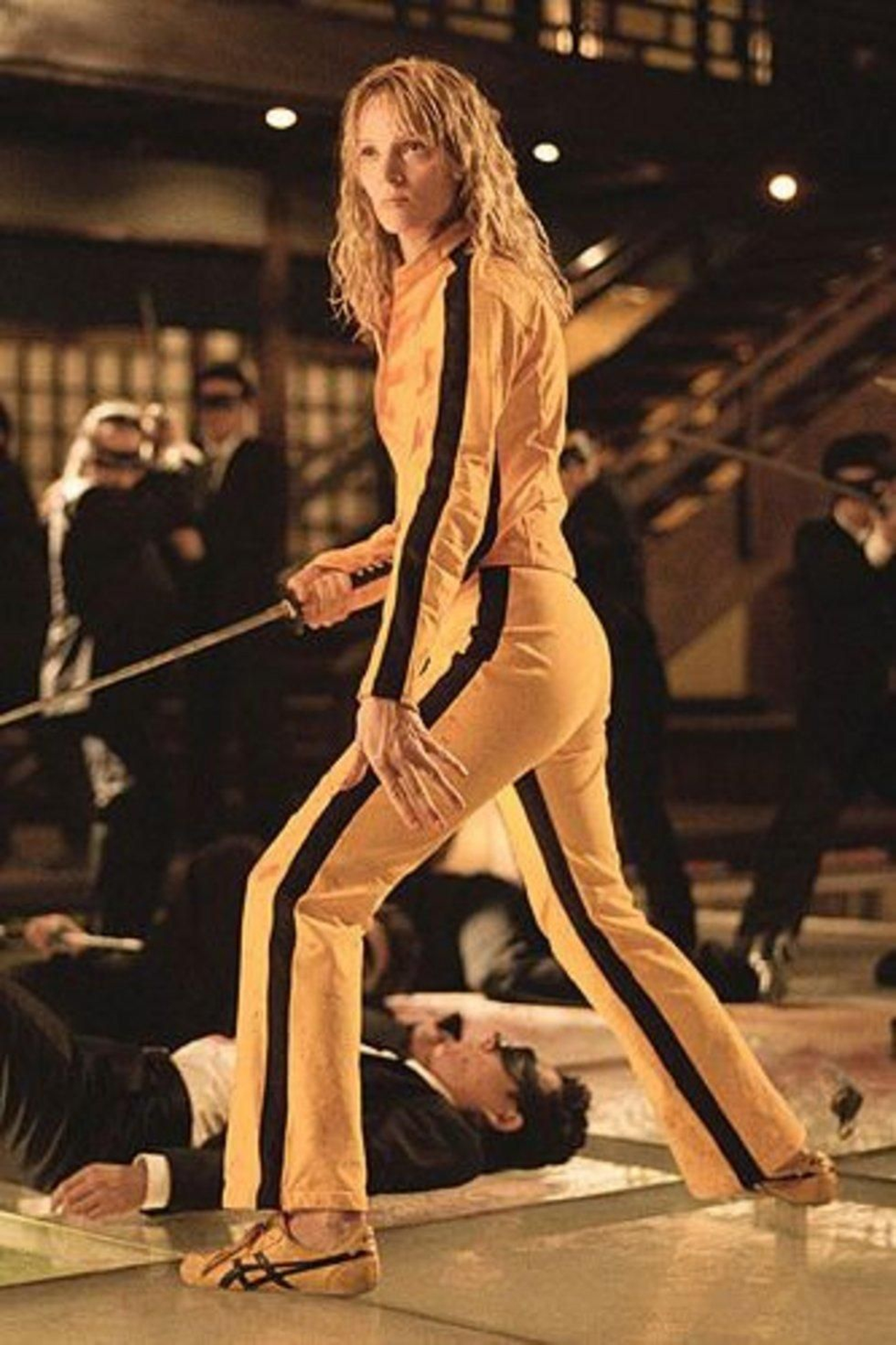 Las zapatillas amarillas de Uma Thurman en 'Kill Bill' (2003-2004). 10 zapatos icónicos del cine