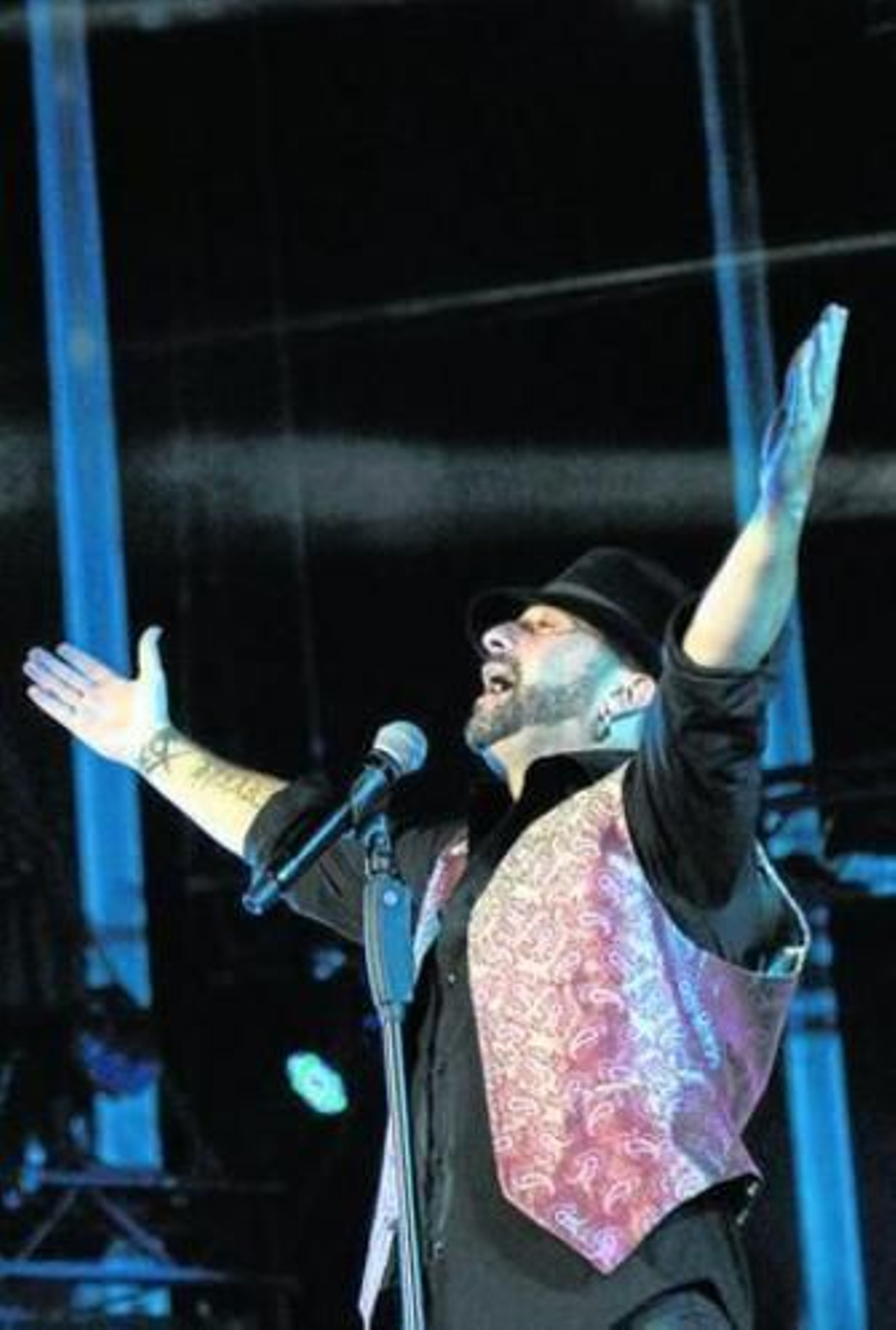 El Barrio, en una actuación en Algeciras.