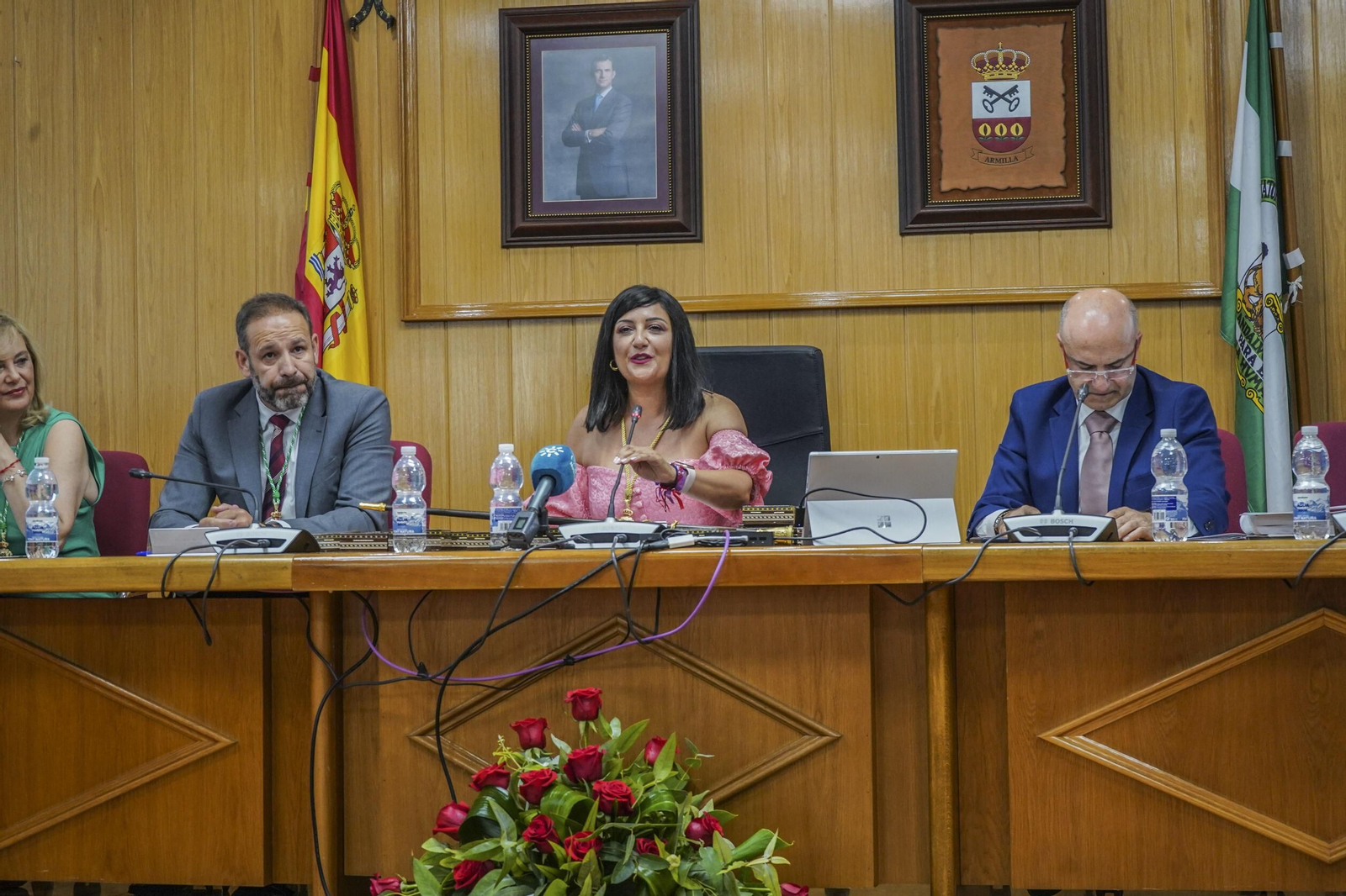 La constitución de los Ayuntamientos de Granada, en imágenes