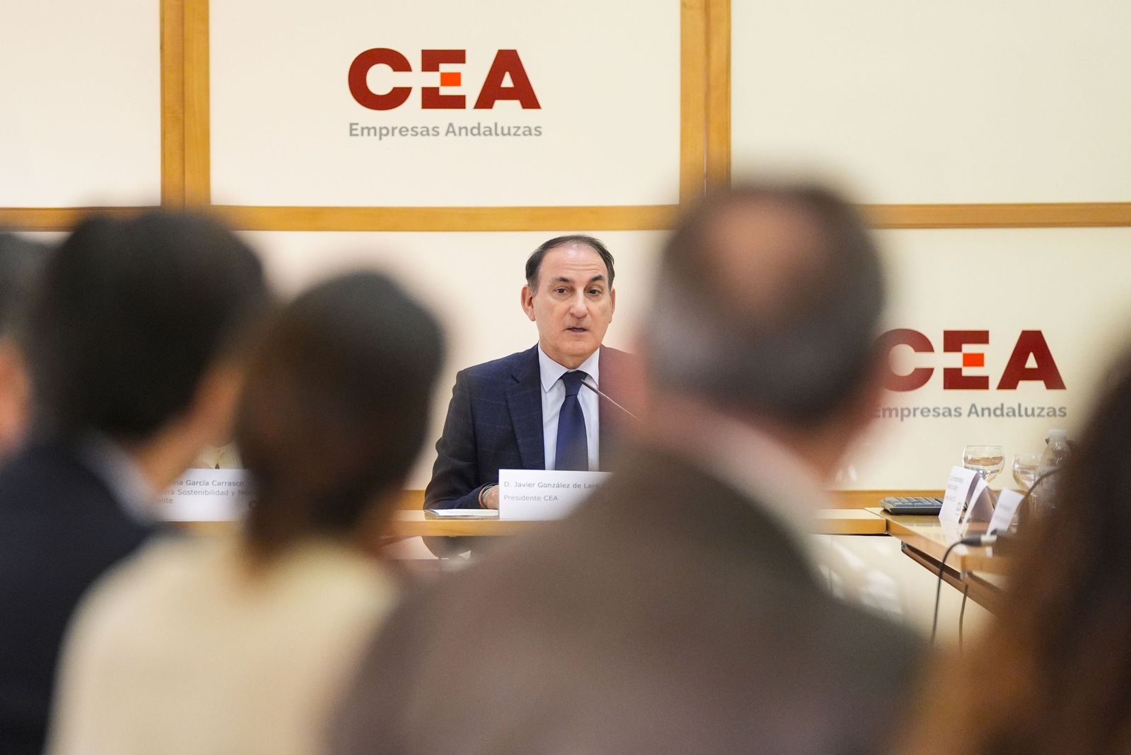 Javier González de Lara, actual presidente de la Confederación de Empresarios de Andalucía.