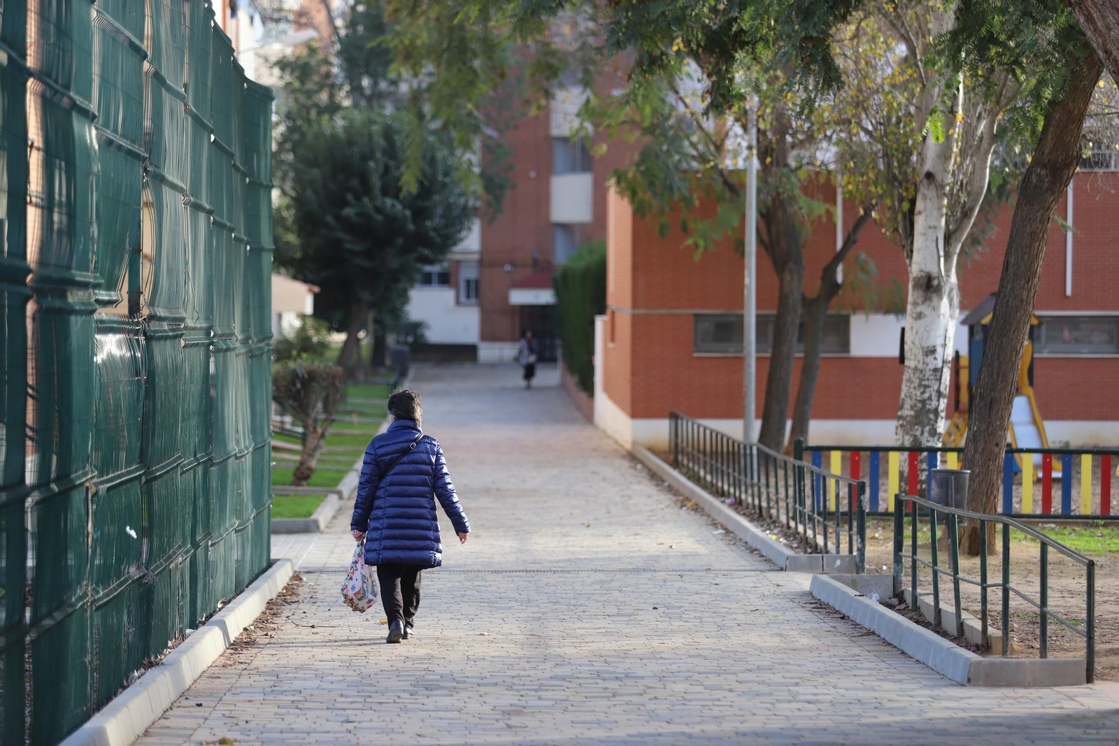 Imágenes de remodelación del área peatonal de Santa Marta