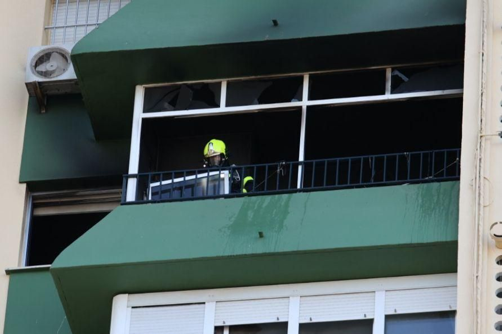Incendio en un décimo piso del Parque Atlántico