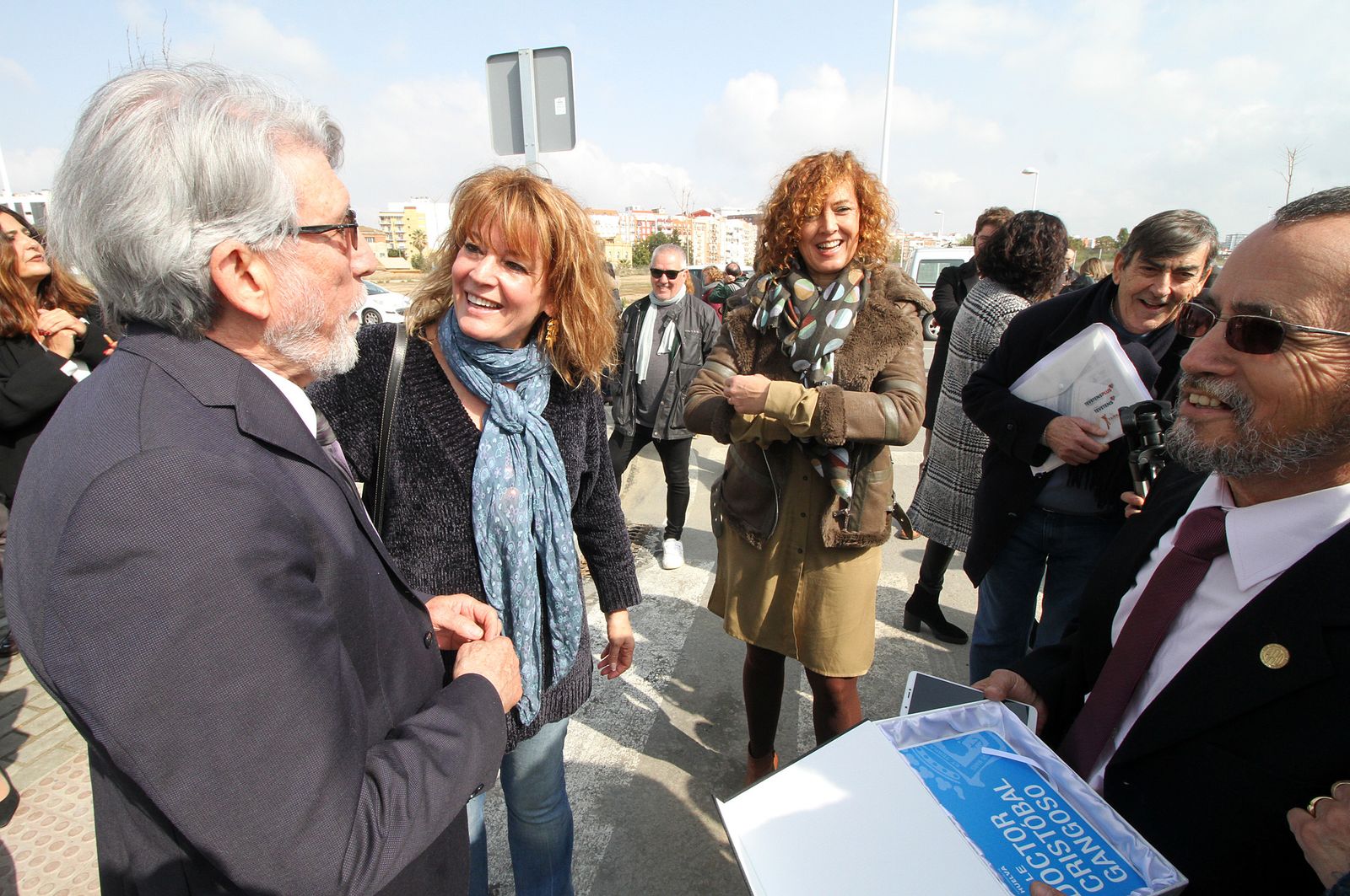 Inauguración de la Calle Doctor Cristóbal Gangoso, en imágenes