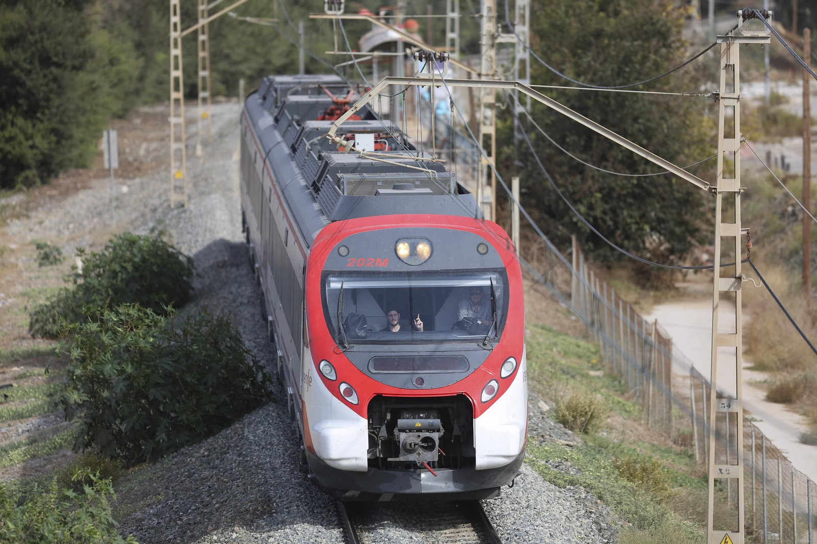 Un tren de la red de Cercanías.