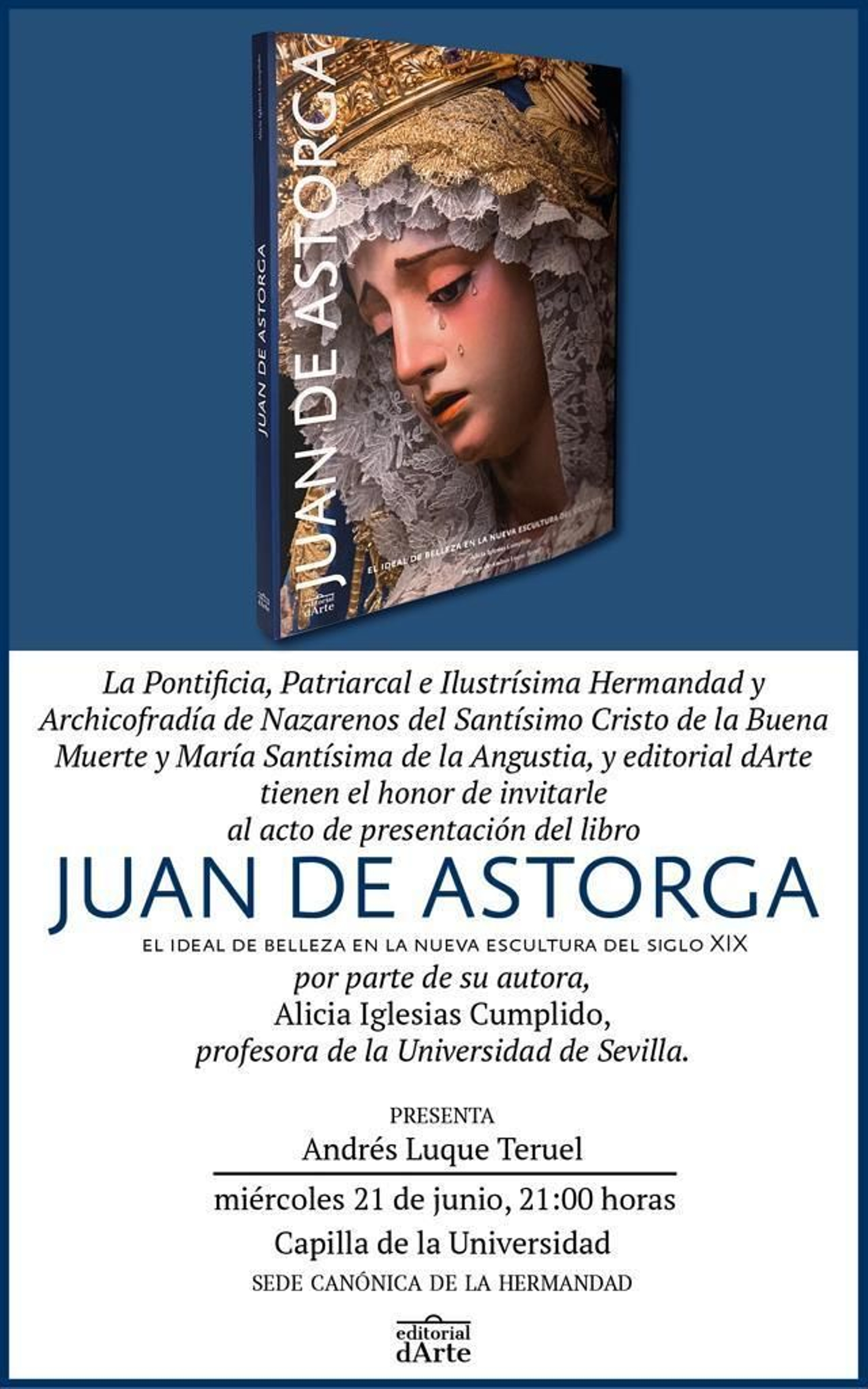 Es un volumen de casi trescientas páginas sobre la producción de este imaginero malagueño