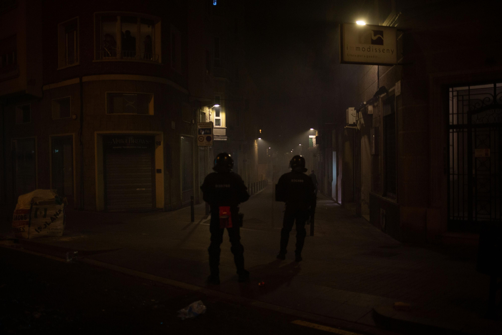 Las imágenes de los disturbios en Cataluña por el arresto de Pablo Hasel