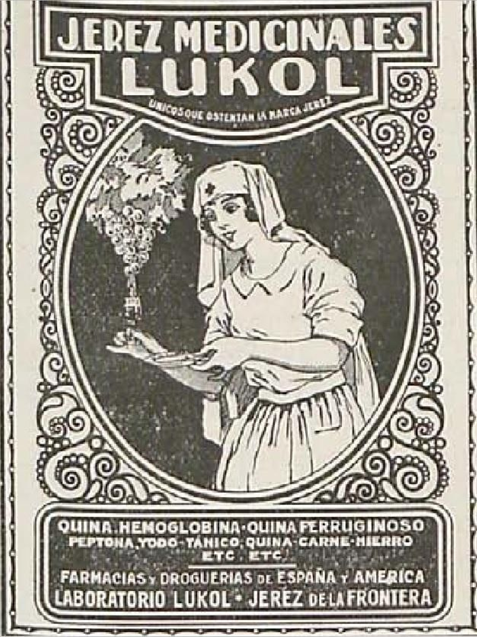 Anuncio de La enfermera, de Lukol. Anuncio de La enfermera, de Lukol.