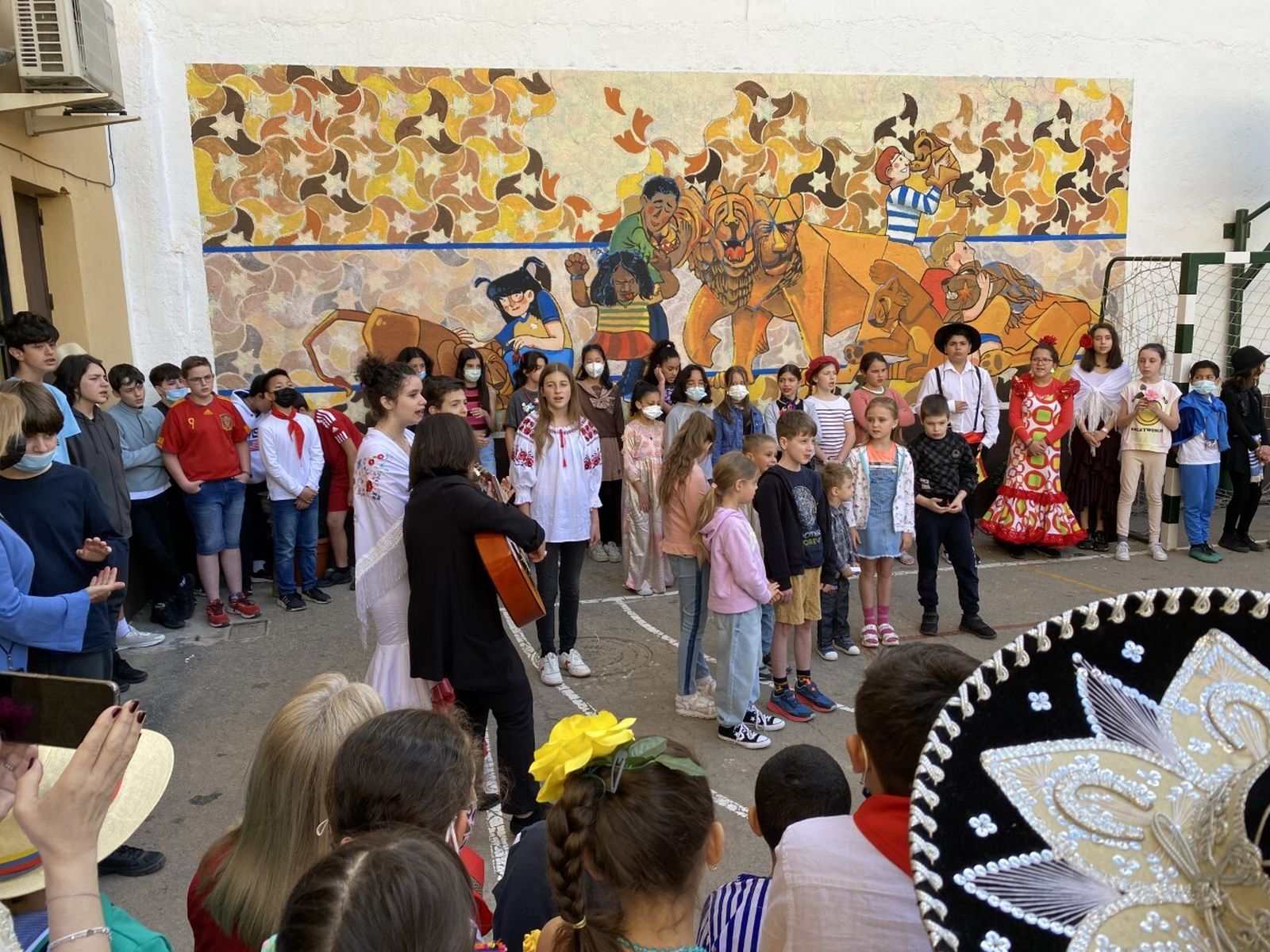 Imagen de una de las actividades por la semana culticultural.
