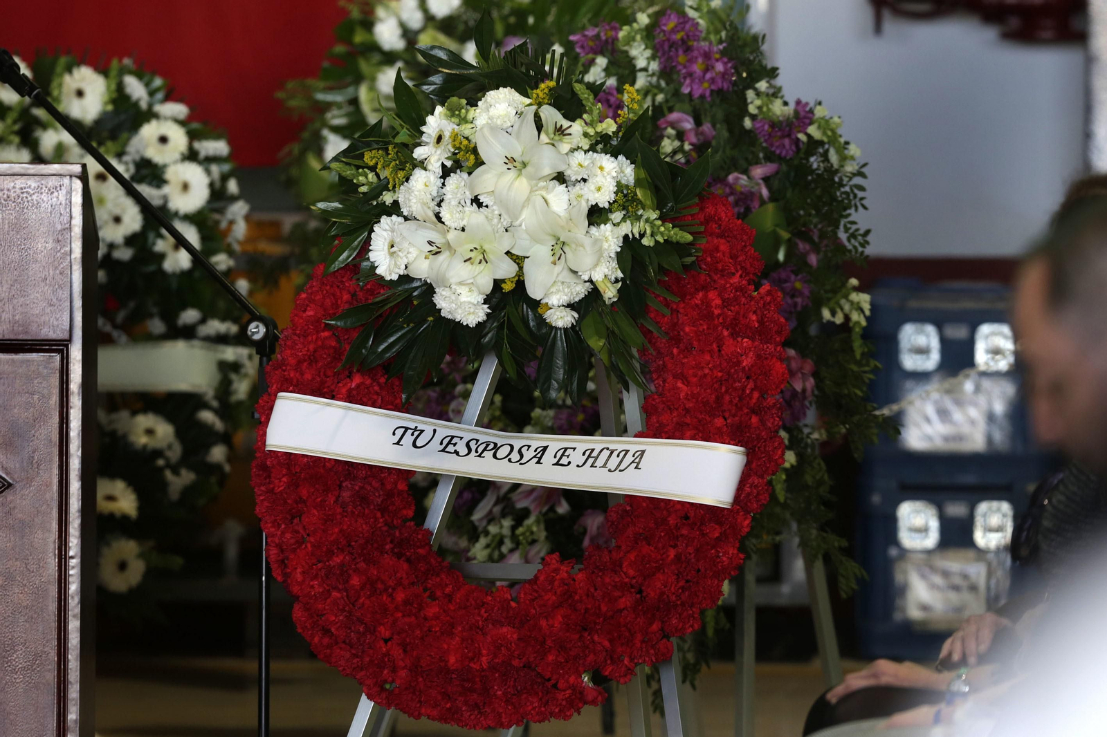 Las imágenes del funeral de Javier Montojo Salazar en la Base