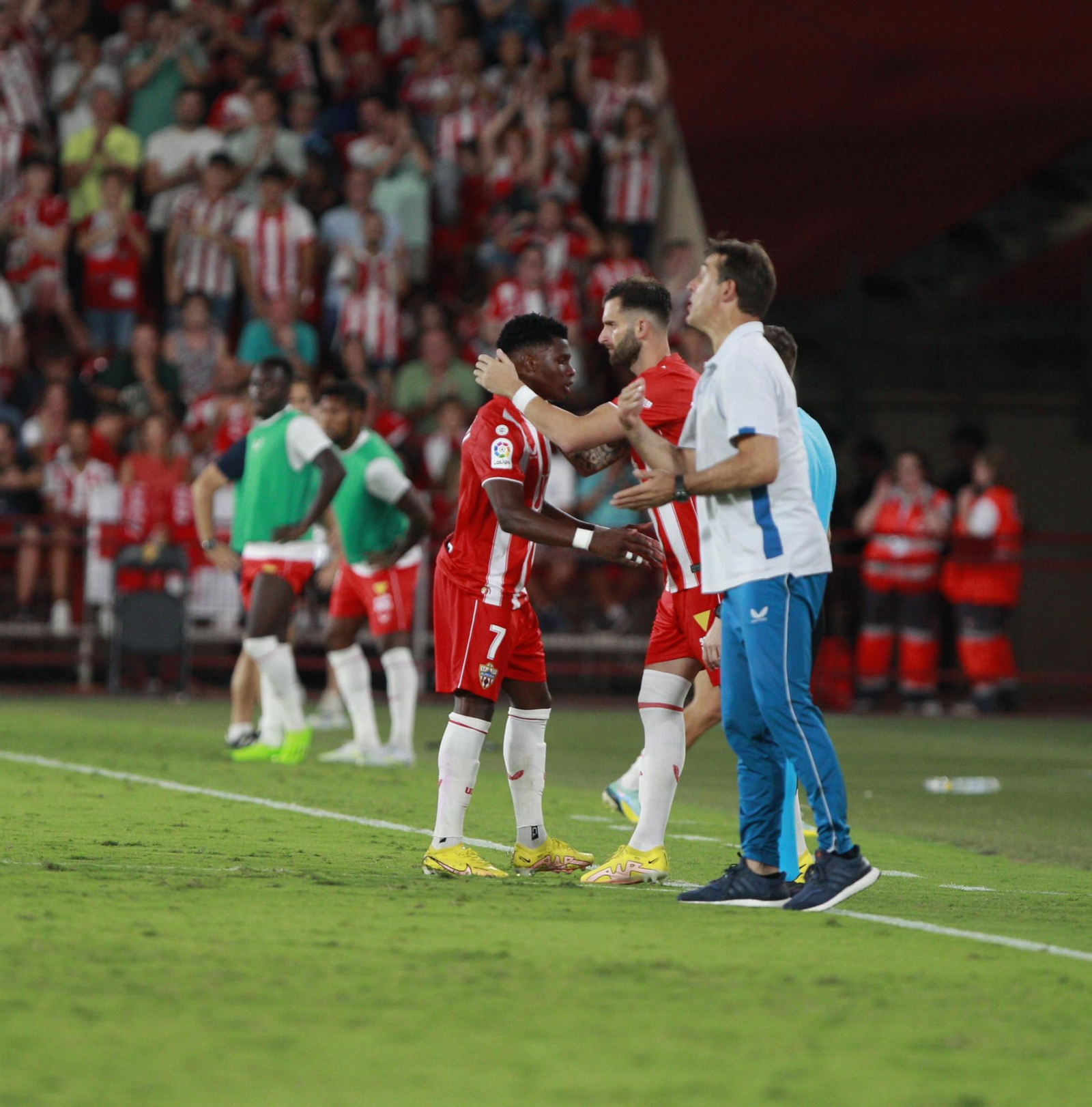 Imágenes del partido U.D. Almería-Sevilla F.C.