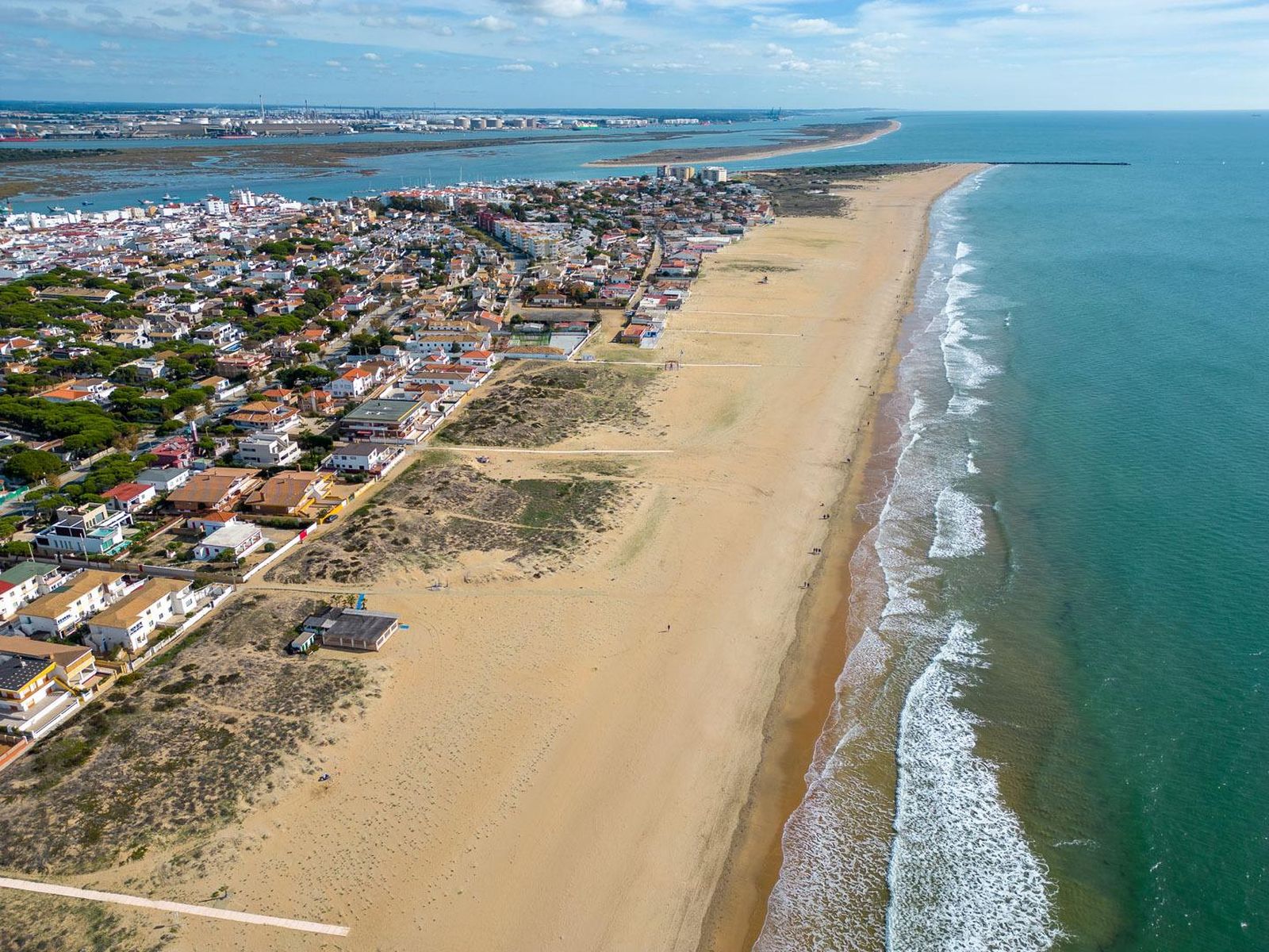 Playa de Punta Umbría.