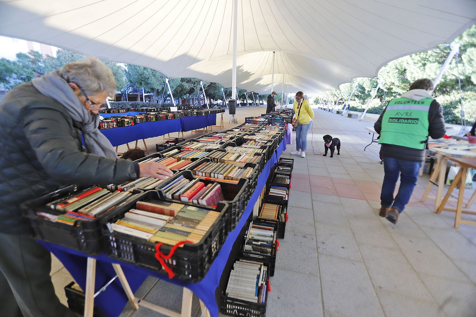 Imágenes del mercadillo solidario de Ayre en Huelva
