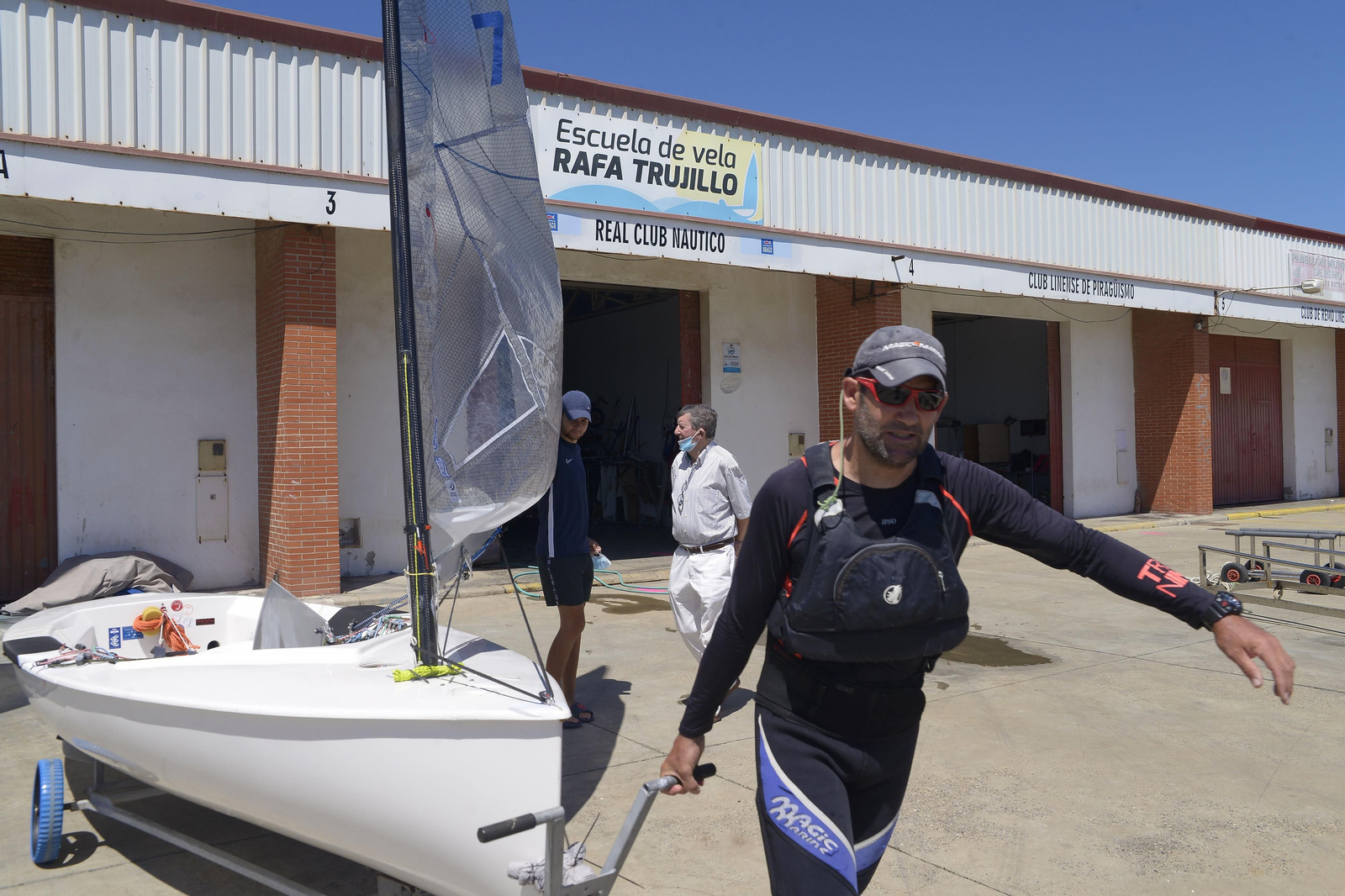 Fotos de la competición de vela en La Linea