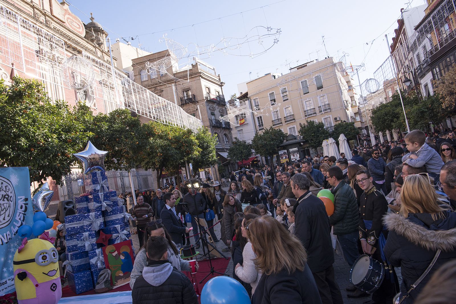 El evento celebrado en año pasados en la Plaza del Salvador.