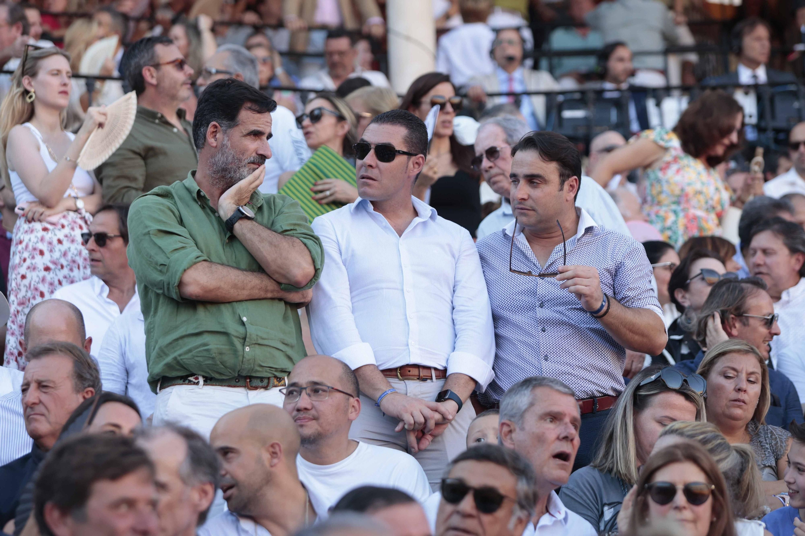 Ambiente en los tendidos de la Maestranza