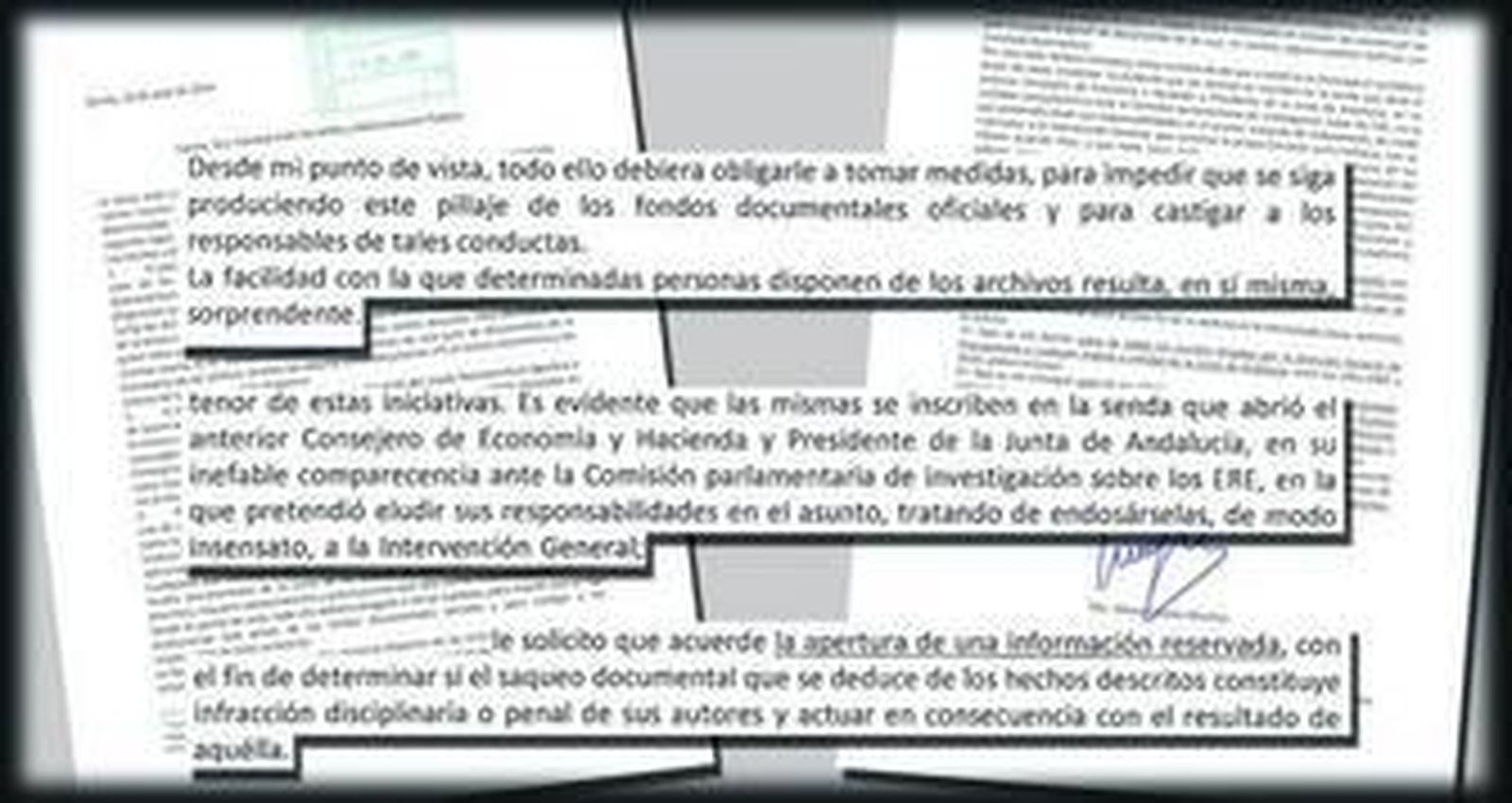 El ex interventor denuncia el "pillaje" de documentos para favorecer a Griñán