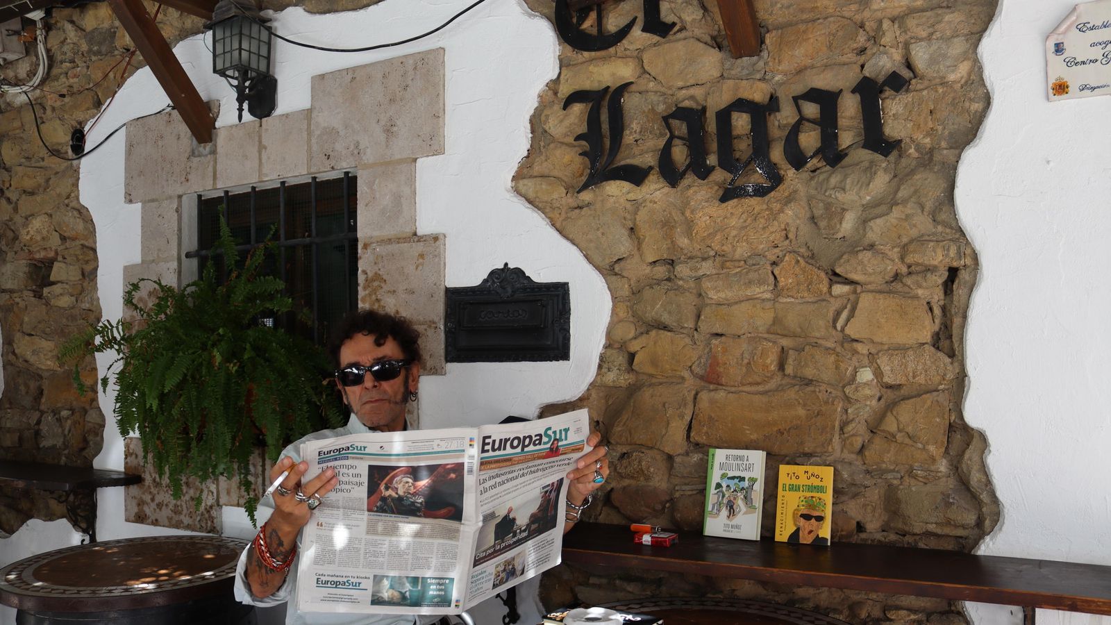 Tito Muñoz, durante la entrevista.