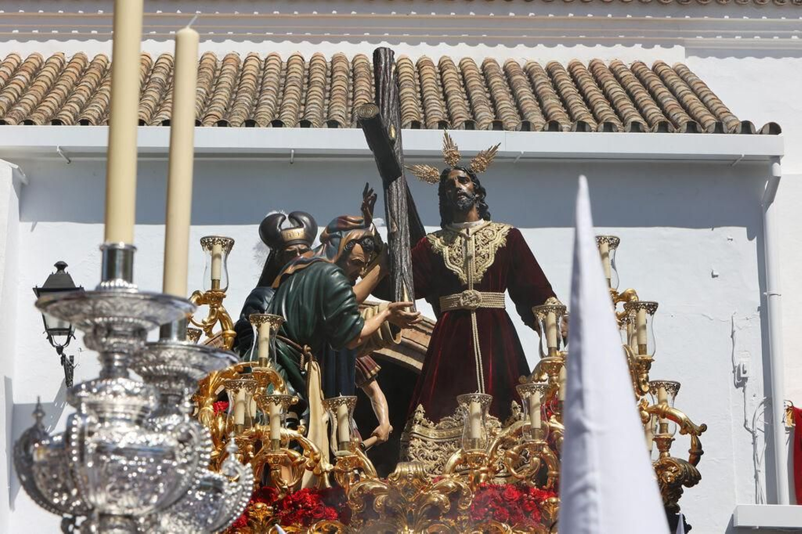 Nuestro Padre Jesús de la Victoria sale de su templo
