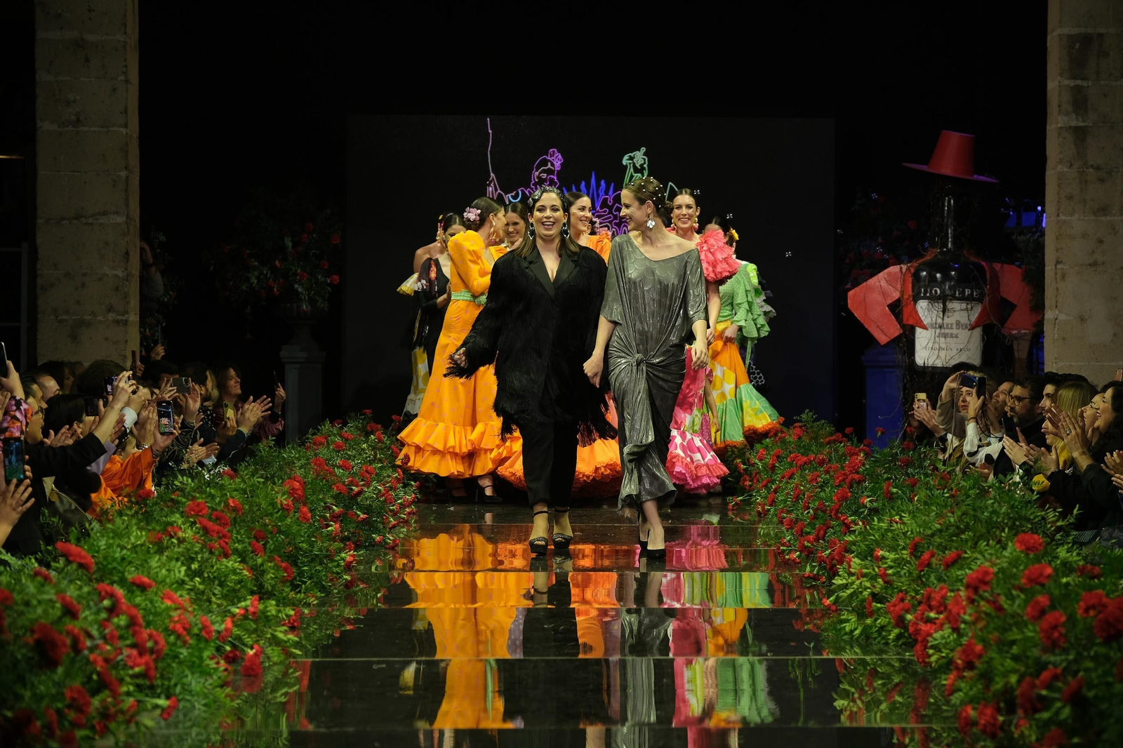 Desfile de Rocío Segovia en la Pasarela Flamenca Jerez Tío Pepe 2023