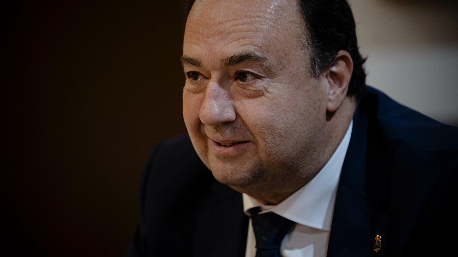 Casimiro Mantell, durante la entrevista.