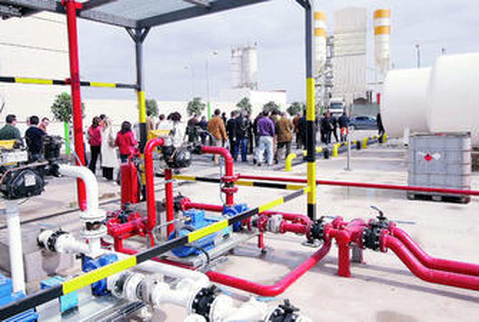 Imagen de una de las plantas de biocombustible que posee la provincia de Almería.