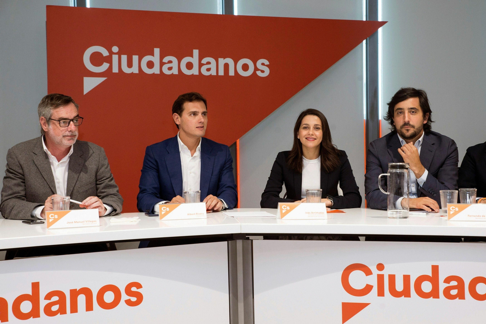 José Manuel Villegas, Inés Arrimadas, Albert Rivera y Toni Roldán.
