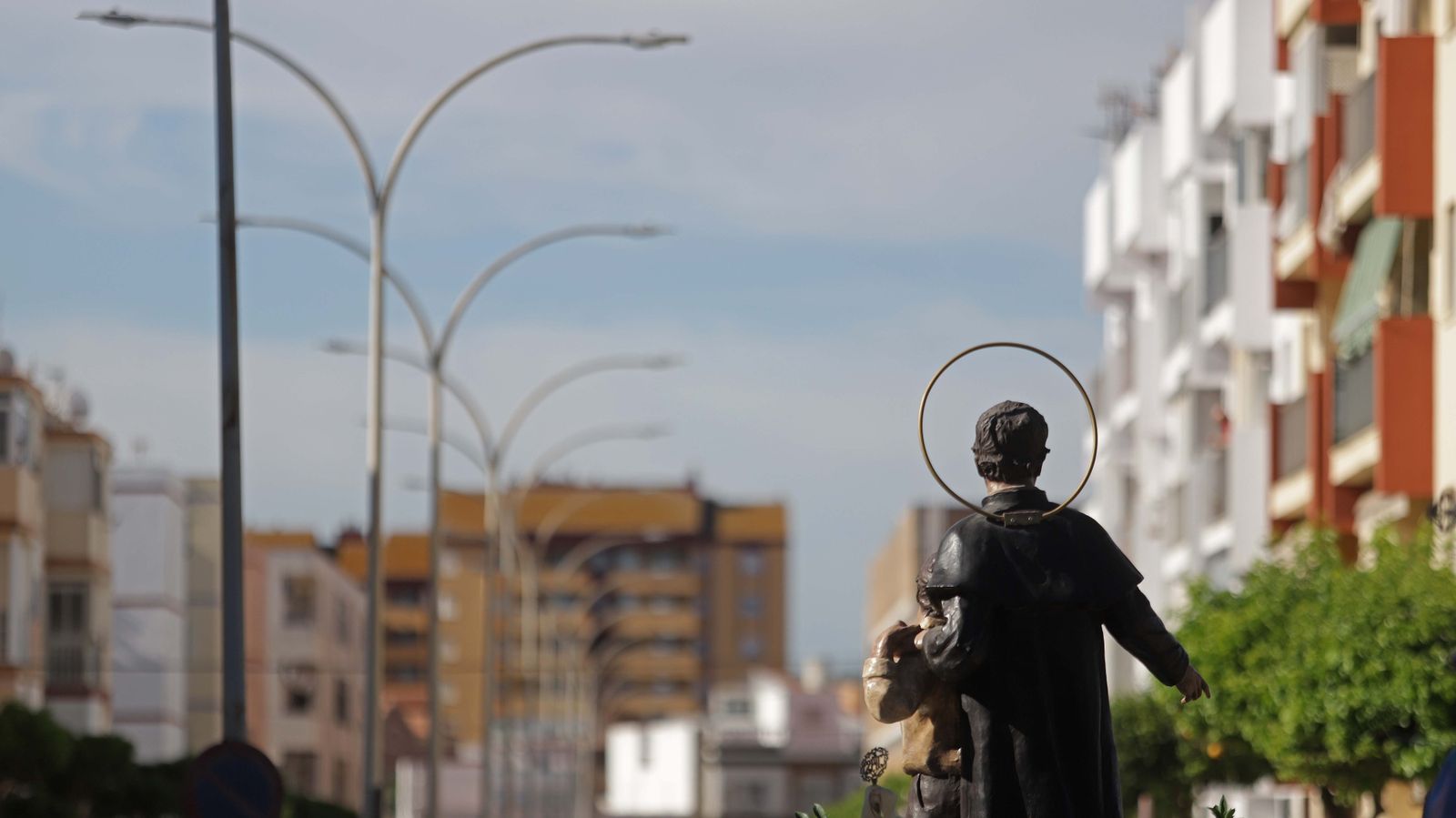 Fotos de la procesión de María Auxiliadora en La Línea