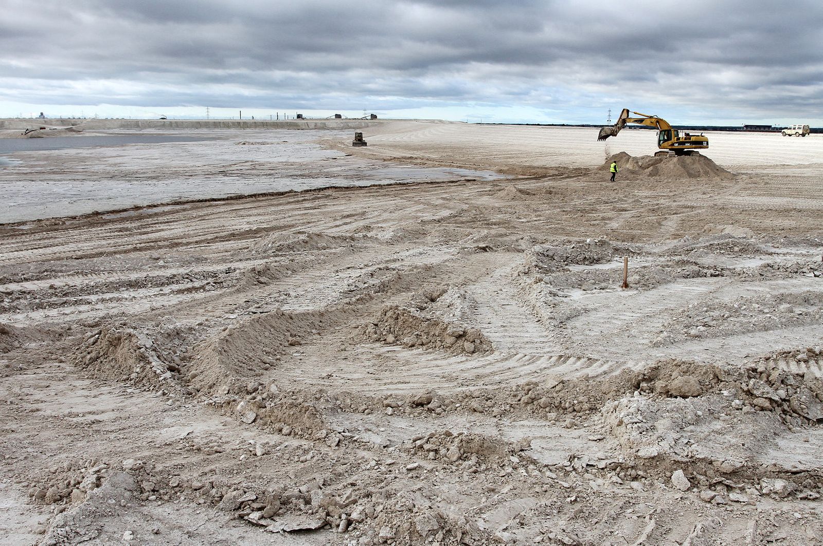 Imagen de archivo de las balsas de fosfoyeso en Huelva.