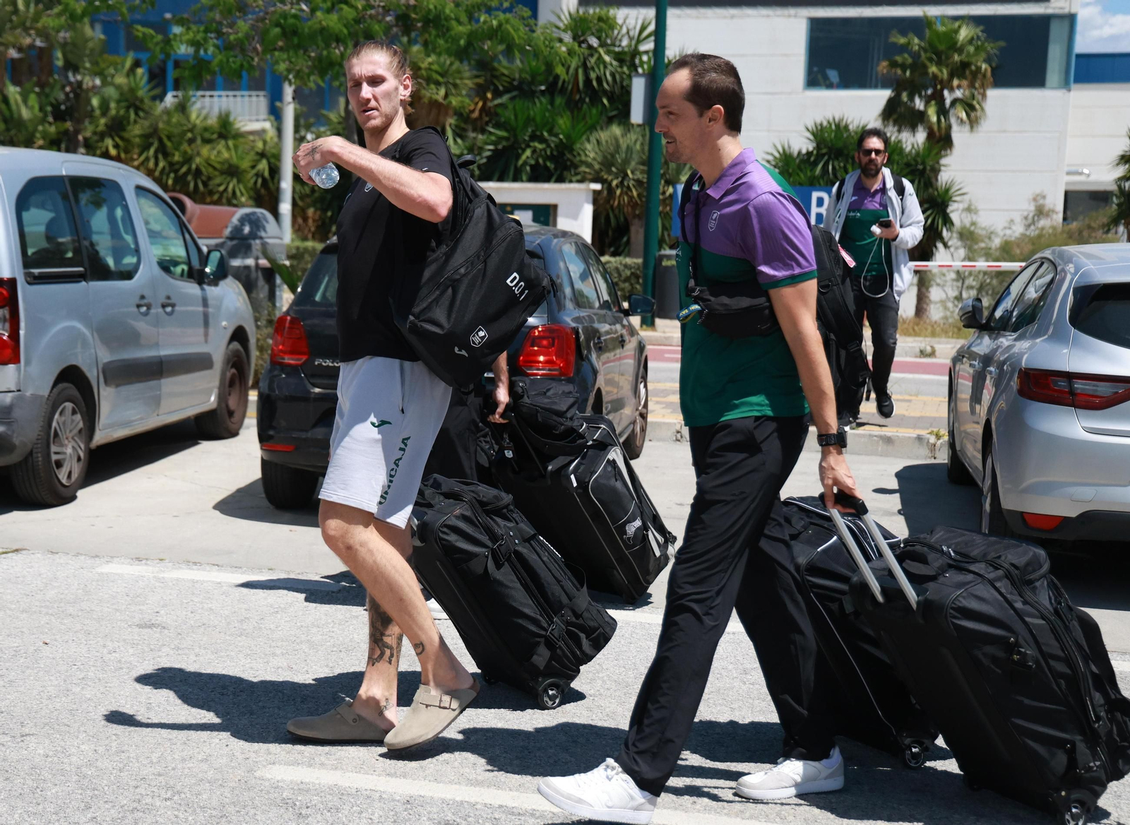 La salida del Unicaja a la Final Four de Atenas, en fotos