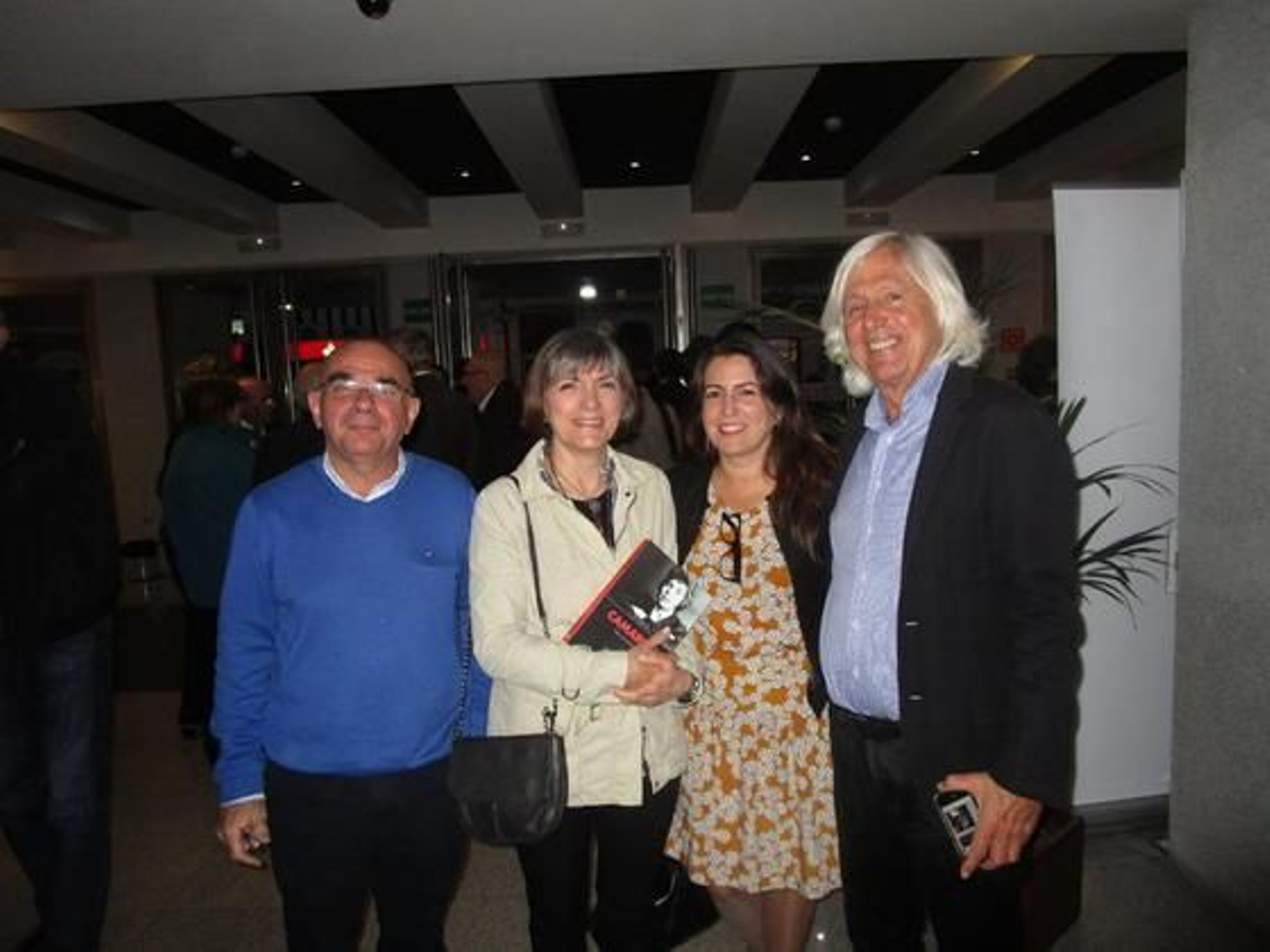 Pedro Jiménez Mena, Ana Mayi, Nuria Mateos y el arquitecto  Julio Malo de Molina, tras la presentación del libro.

Foto: Ignacio Casas de Ciria