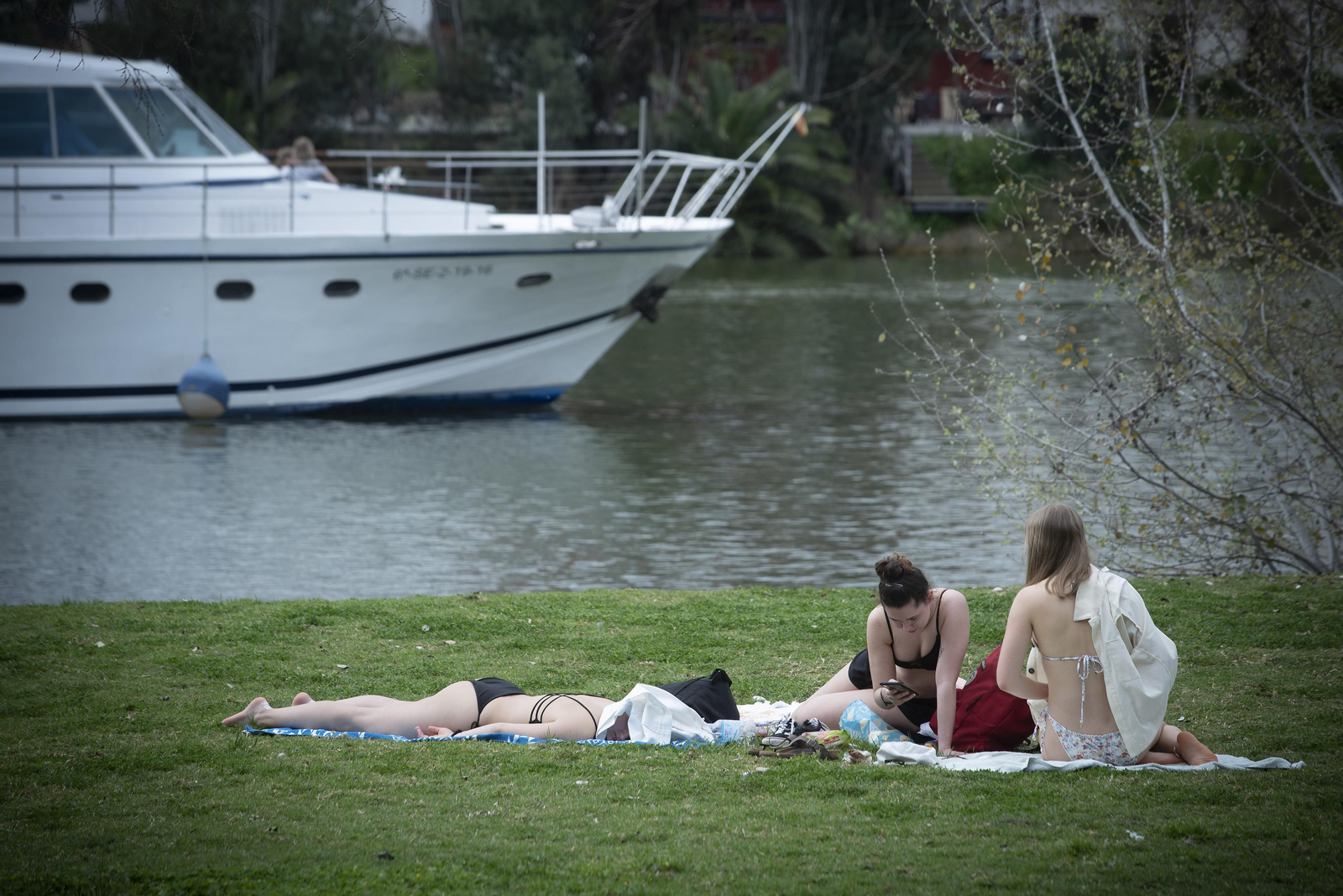 Imágenes de un fin de semana casi primaveral en Sevilla