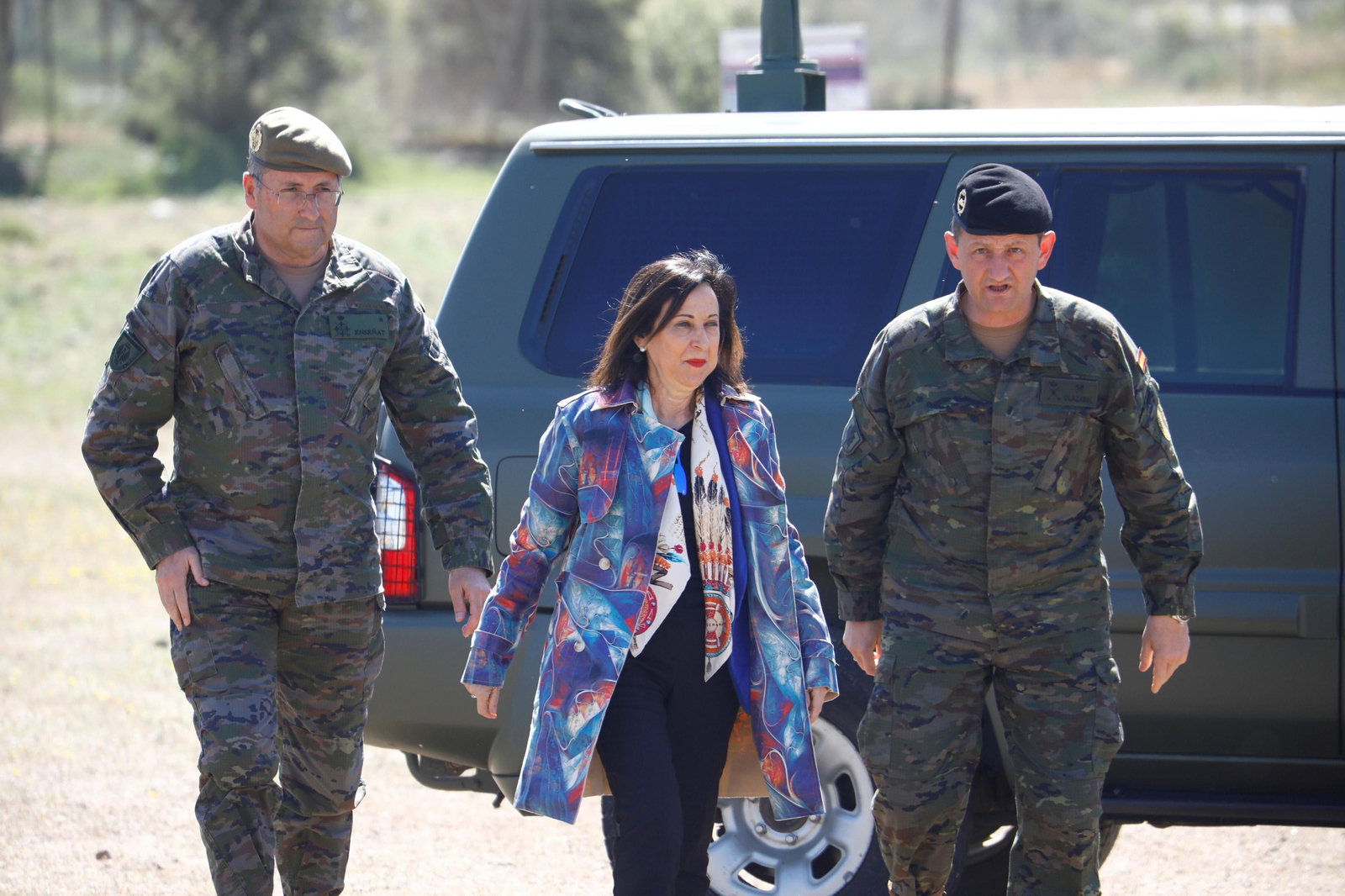 Margarita Robles, durante su visita a Cerro Muriano el pasado 4 de enero. Margarita Robles, durante su visita a Cerro Muriano el pasado 4 de enero.
