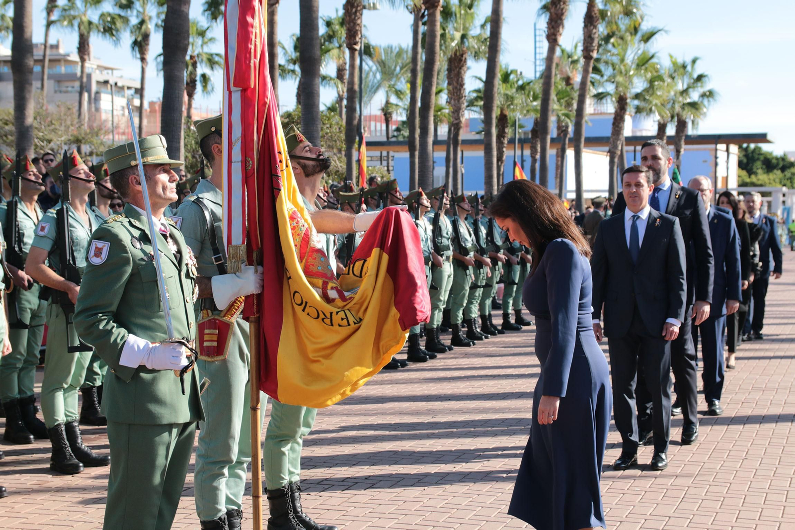 Jura de bandera civil en Las Almadrabillas